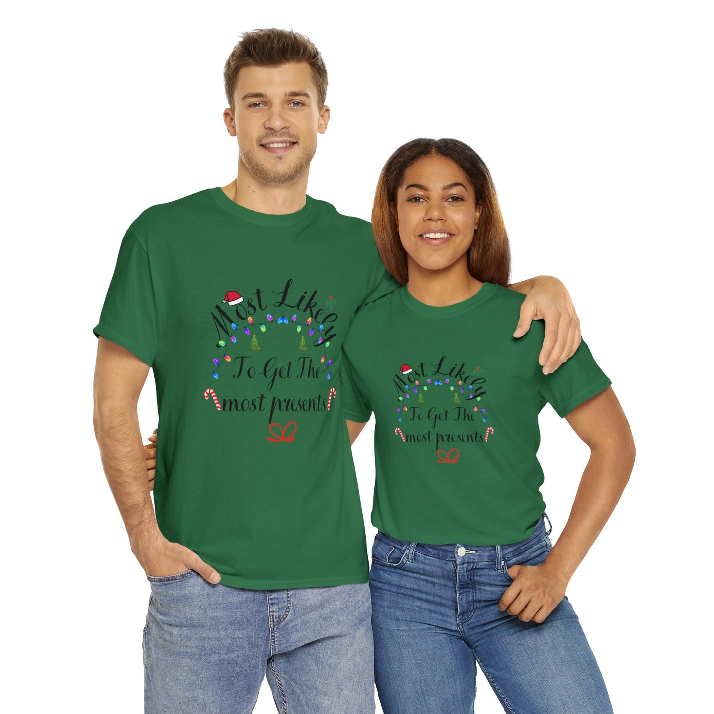 Christmas Ugly Tees Unisex Heavy Cotton Tee get most Presents