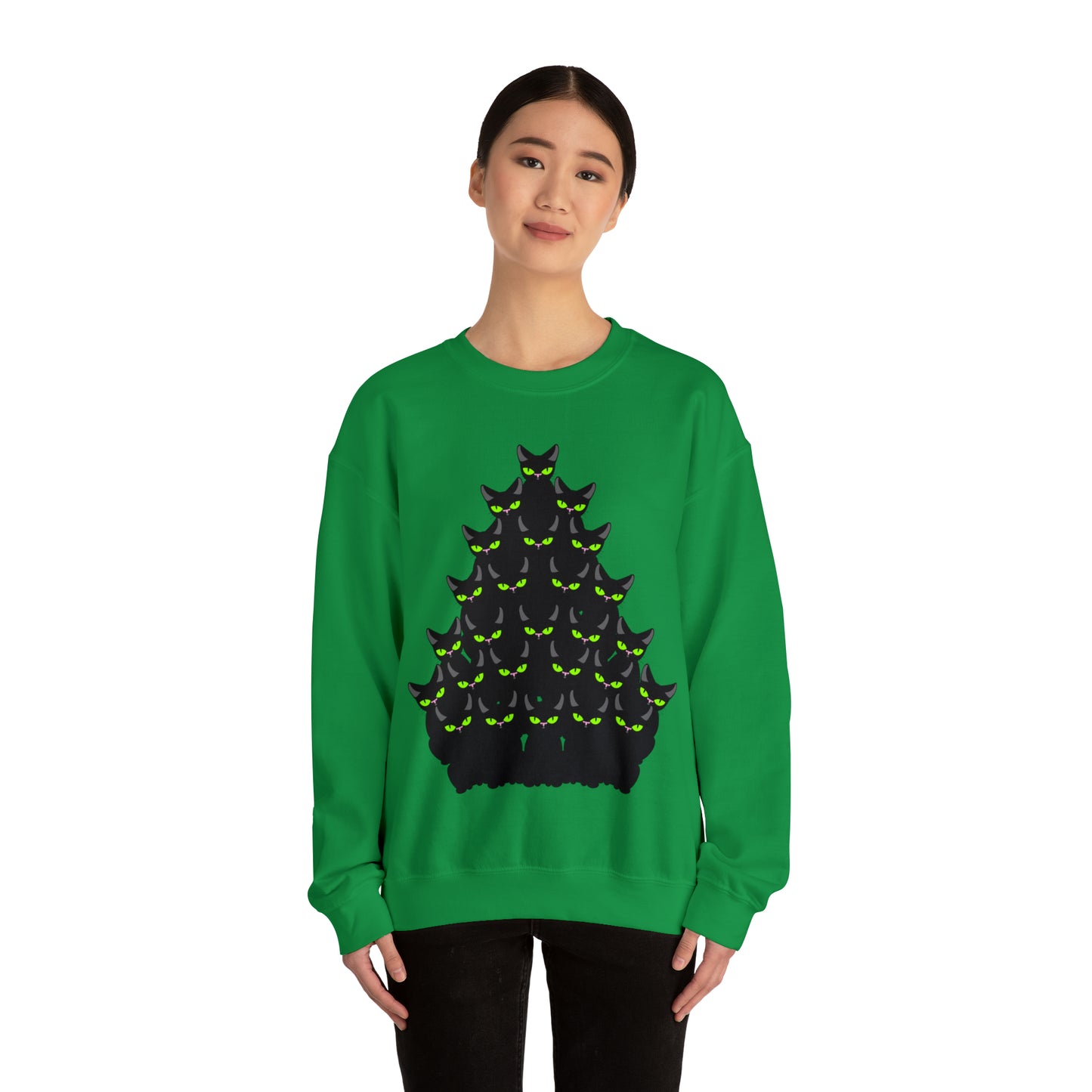 Unisex Heavy Blend™ Crewneck Christmas Ugly Sweatshirt13