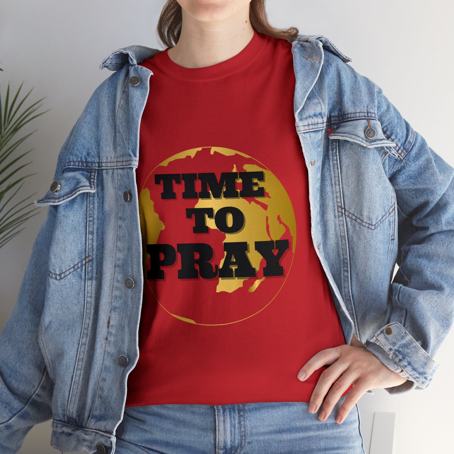 Unisex Heavy Cotton Tee Time to Pray Tee