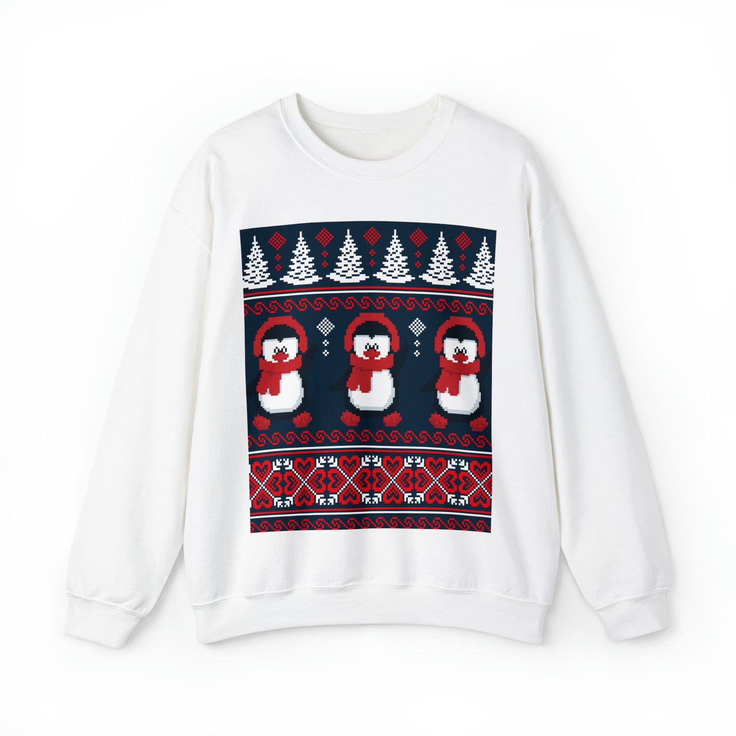 Unisex Heavy Blend™ Crewneck Christmas Ugly Sweatshirt16