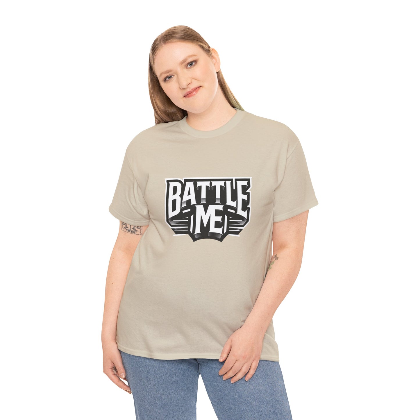 Heavy Cotton Tshirt Unisex for Battle on Live