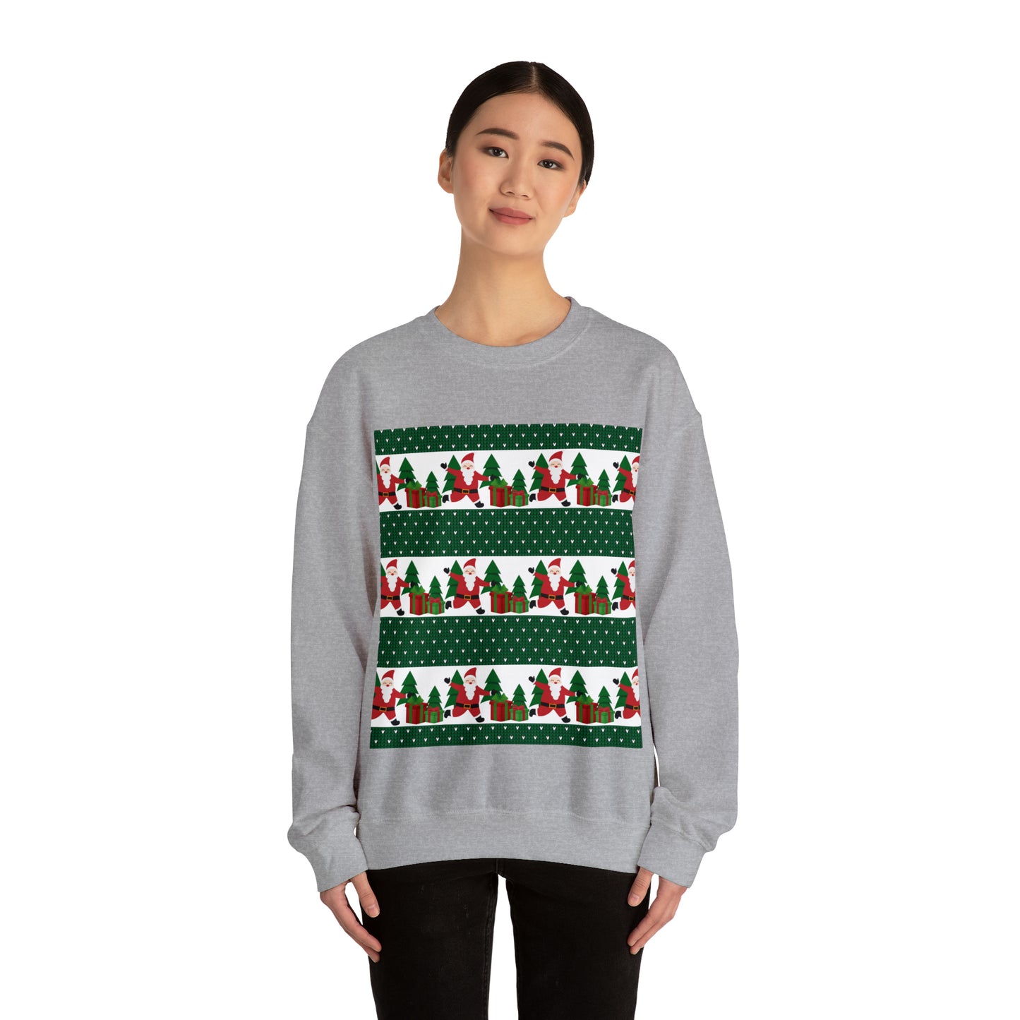 Unisex Heavy Blend™ Crewneck Christmas Ugly Sweatshirt21