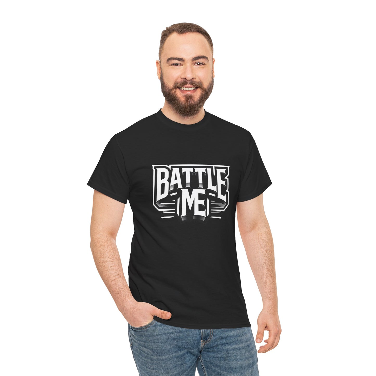 Heavy Cotton Tshirt Unisex for Battle on Live