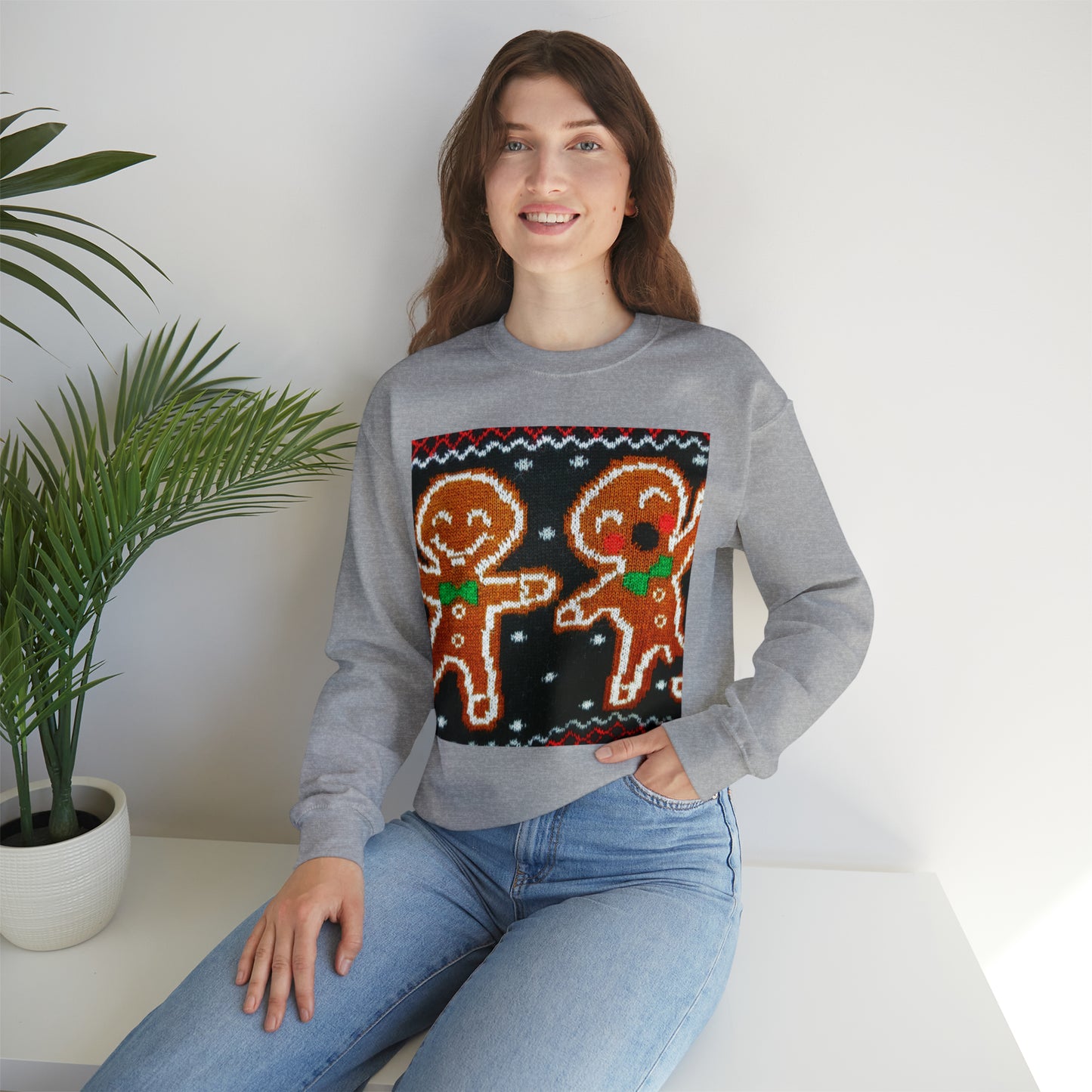 Unisex Heavy Blend™ Crewneck Christmas Ugly Sweatshirt2