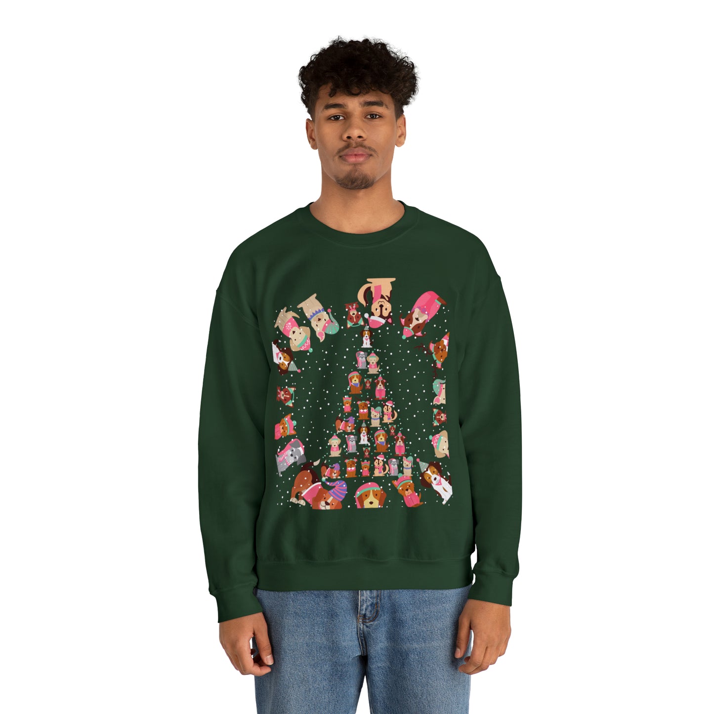 Unisex Heavy Blend™ Crewneck Christmas Ugly Sweatshirt6