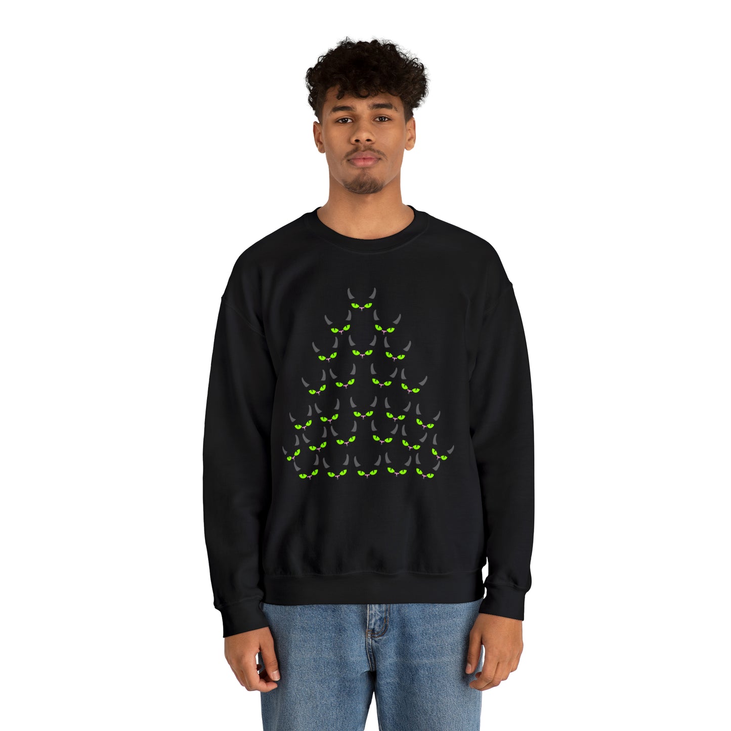 Unisex Heavy Blend™ Crewneck Christmas Ugly Sweatshirt13