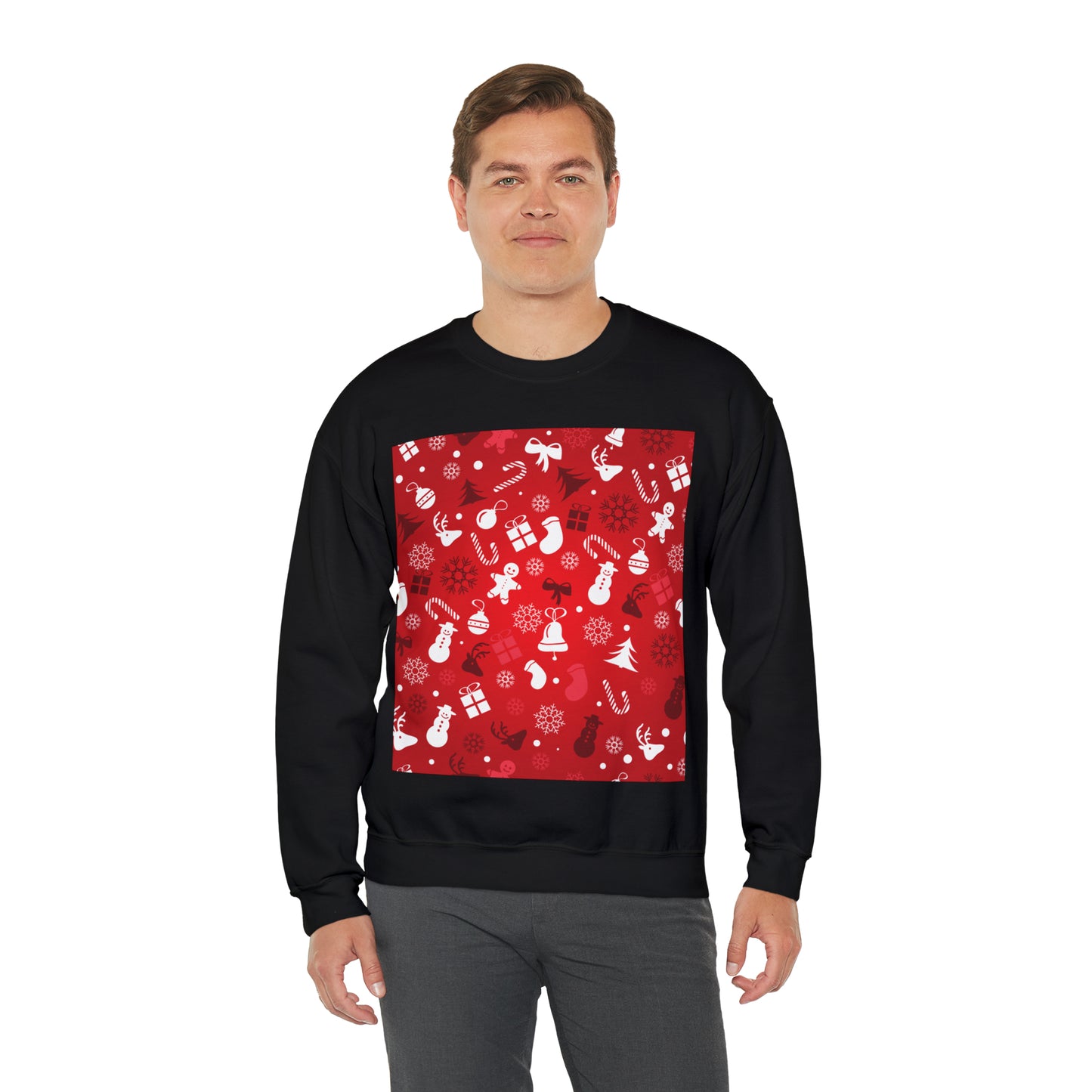 Unisex Heavy Blend™ Crewneck Christmas Ugly Sweatshirt4