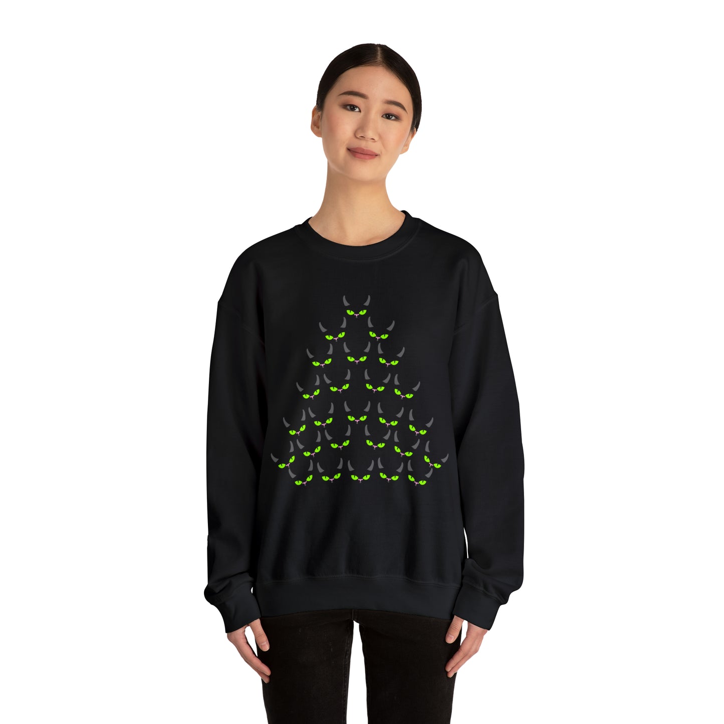 Unisex Heavy Blend™ Crewneck Christmas Ugly Sweatshirt13