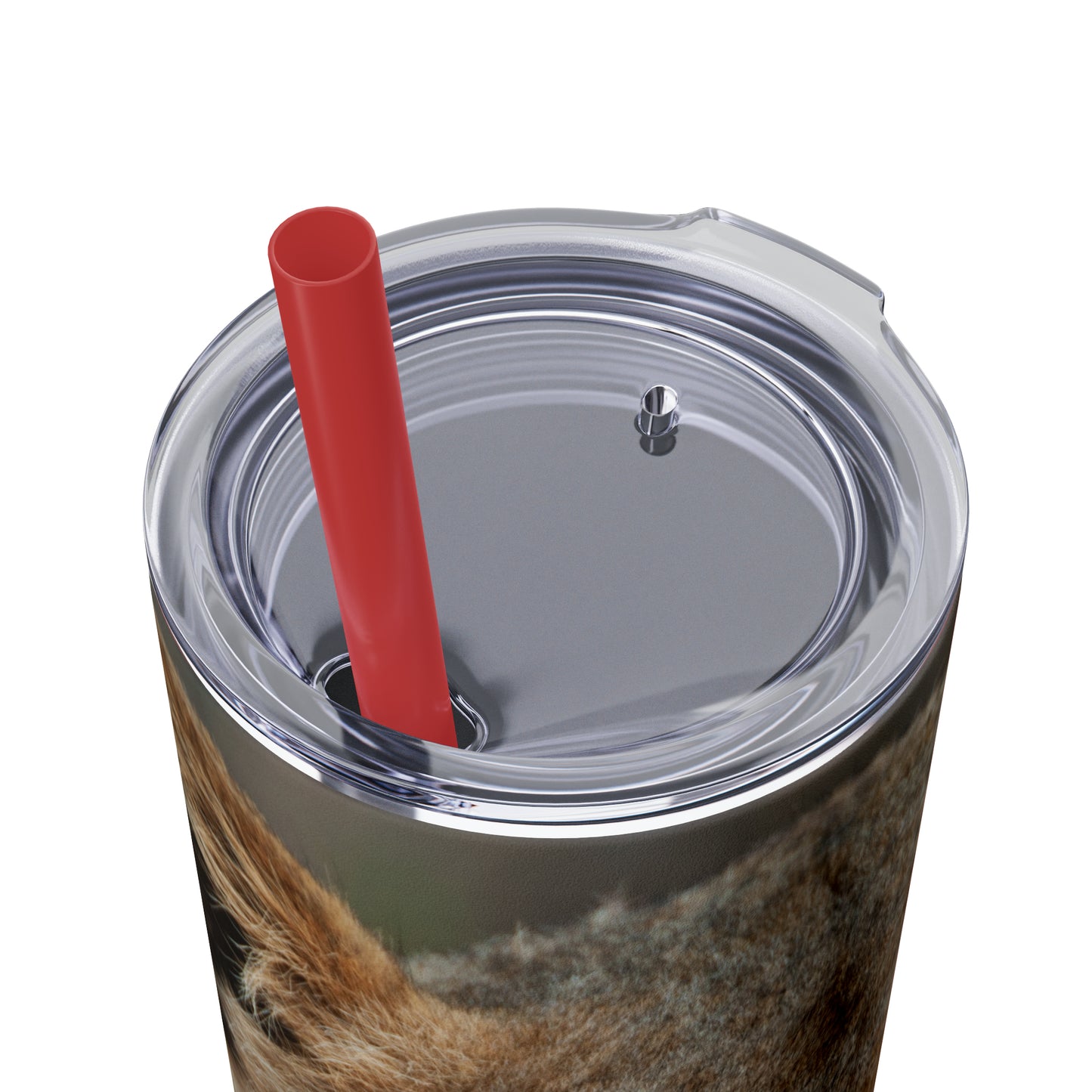 Skinny Tumbler with Straw Male Lion Edition, 20oz