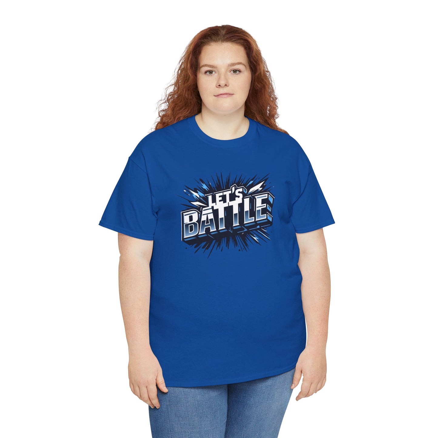 Heavy Cotton Tshirt for Male and Female Lets Battle