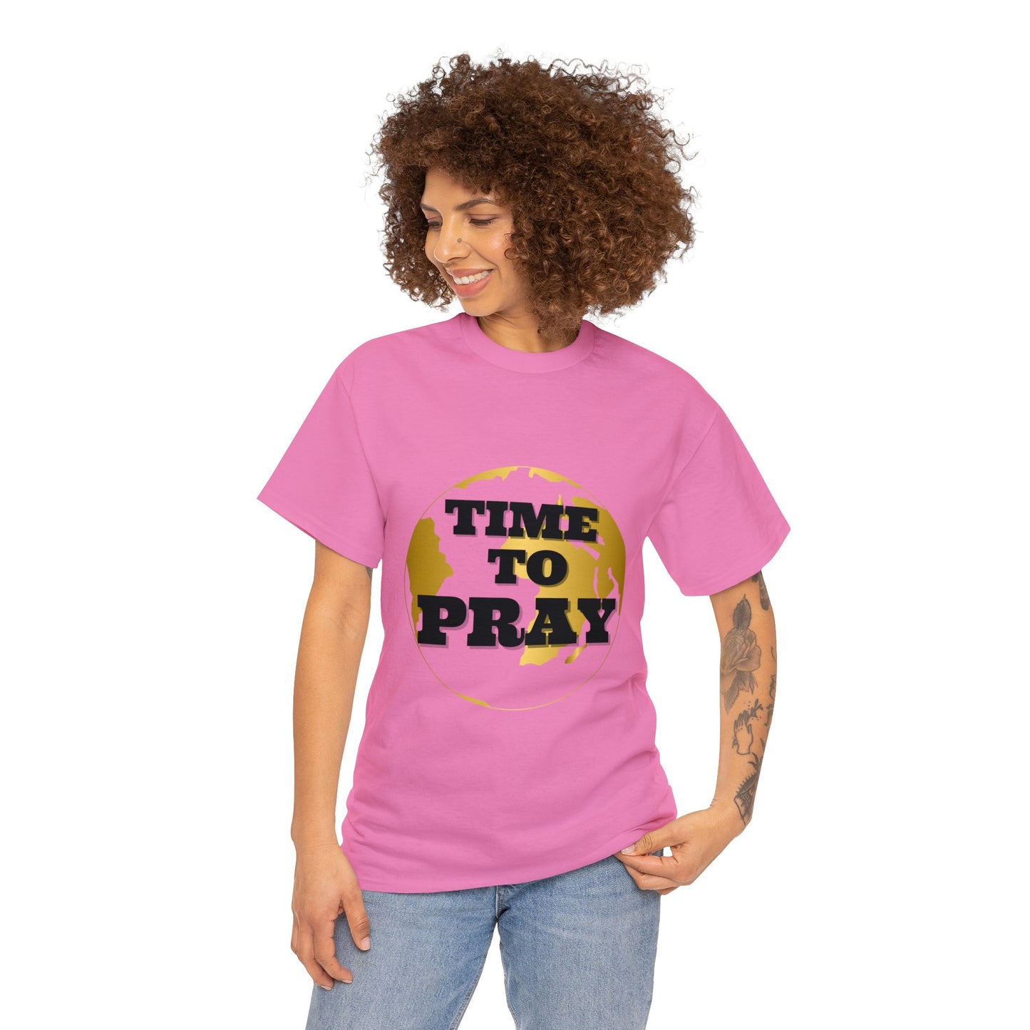 Unisex Heavy Cotton Tee Time to Pray Tee