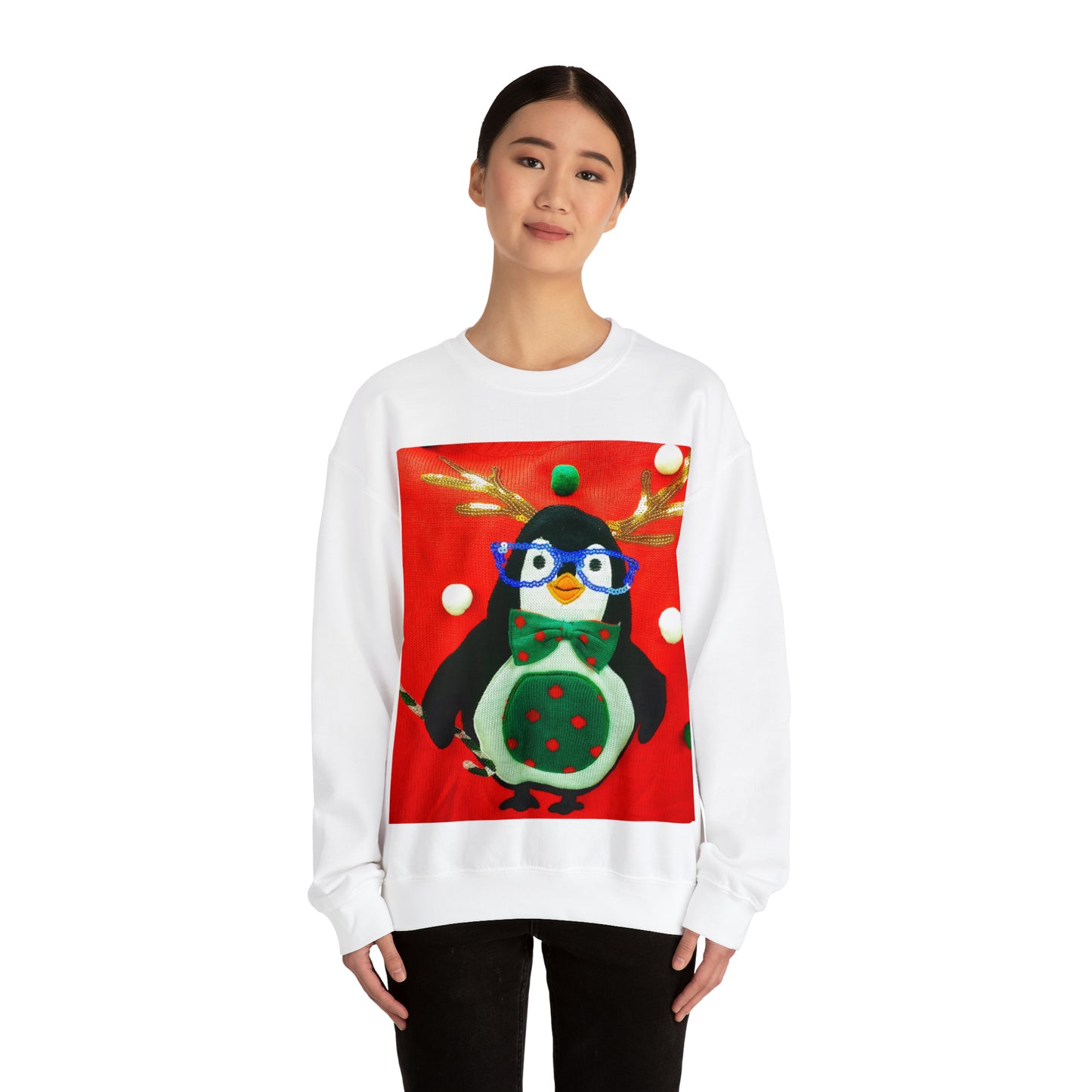 Unisex Heavy Blend™ Crewneck Christmas Ugly Sweatshirt