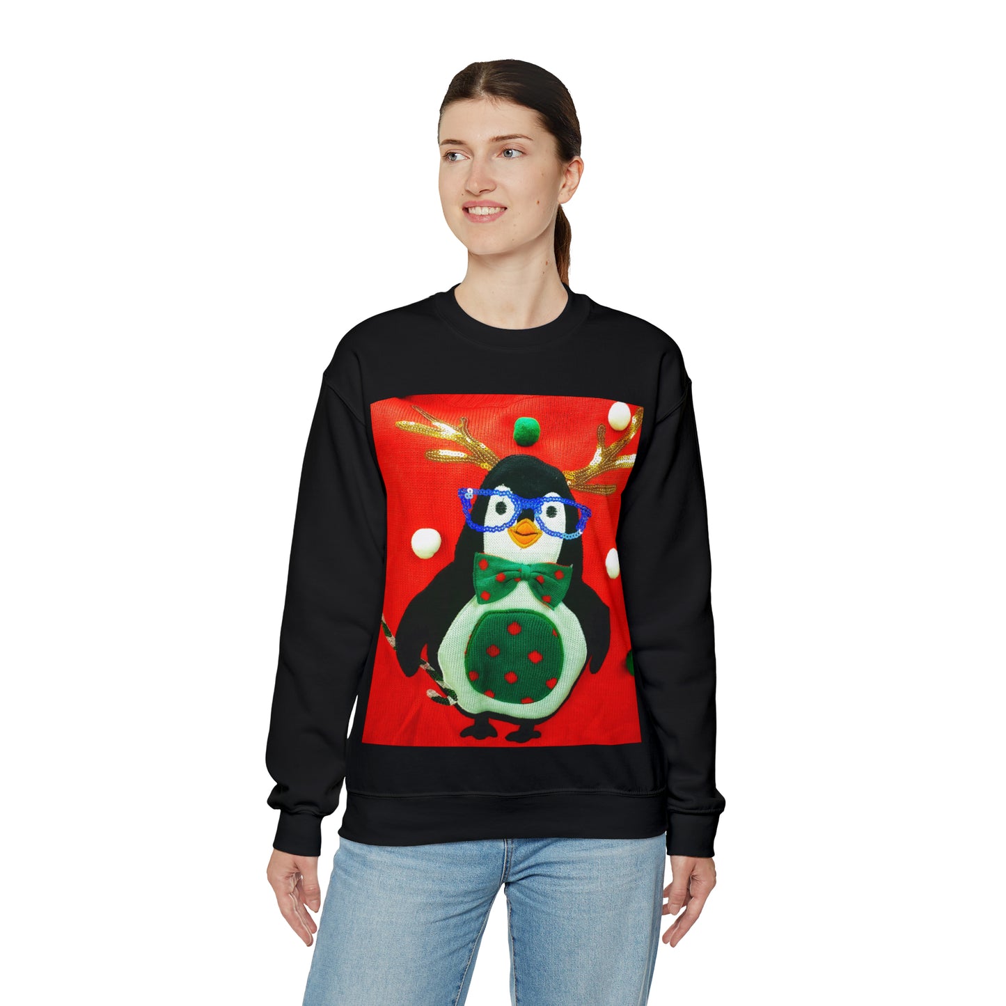 Unisex Heavy Blend™ Crewneck Christmas Ugly Sweatshirt