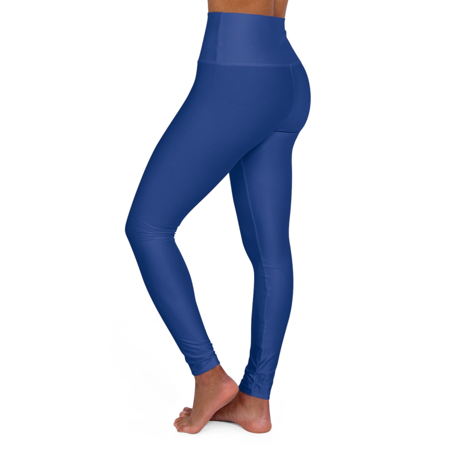 High Waisted Yoga Leggings for Women Blue