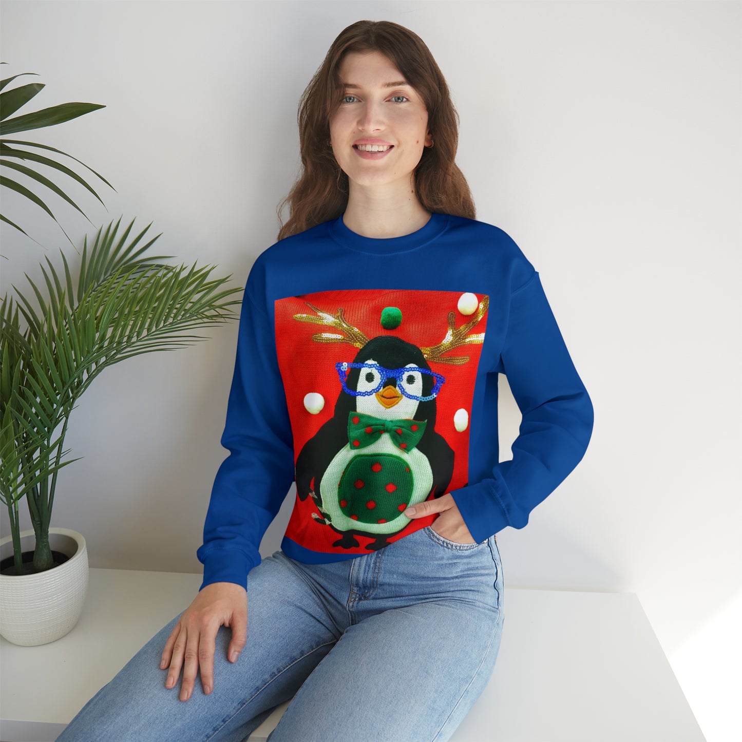 Unisex Heavy Blend™ Crewneck Christmas Ugly Sweatshirt