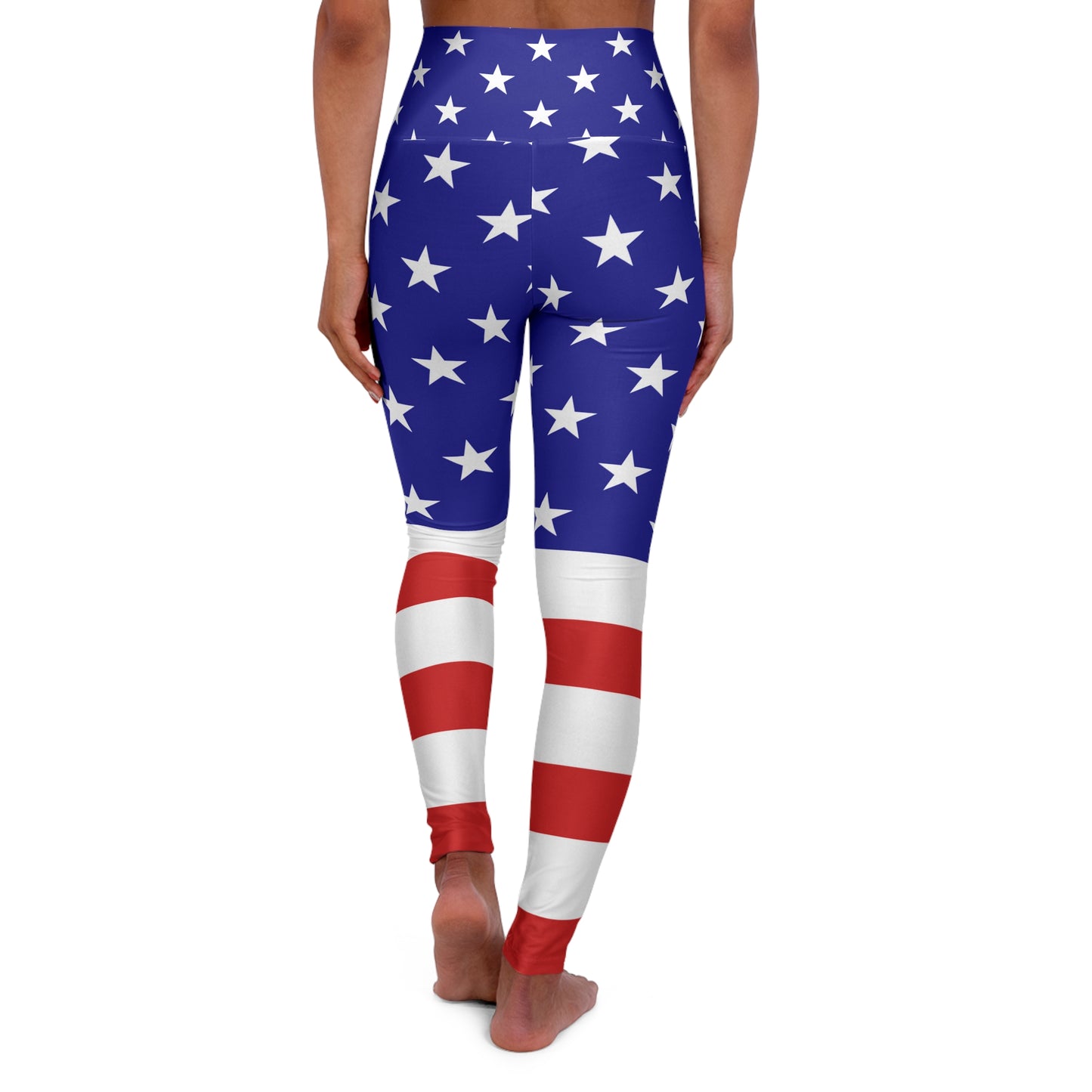 High Waisted Yoga Leggings American Edition