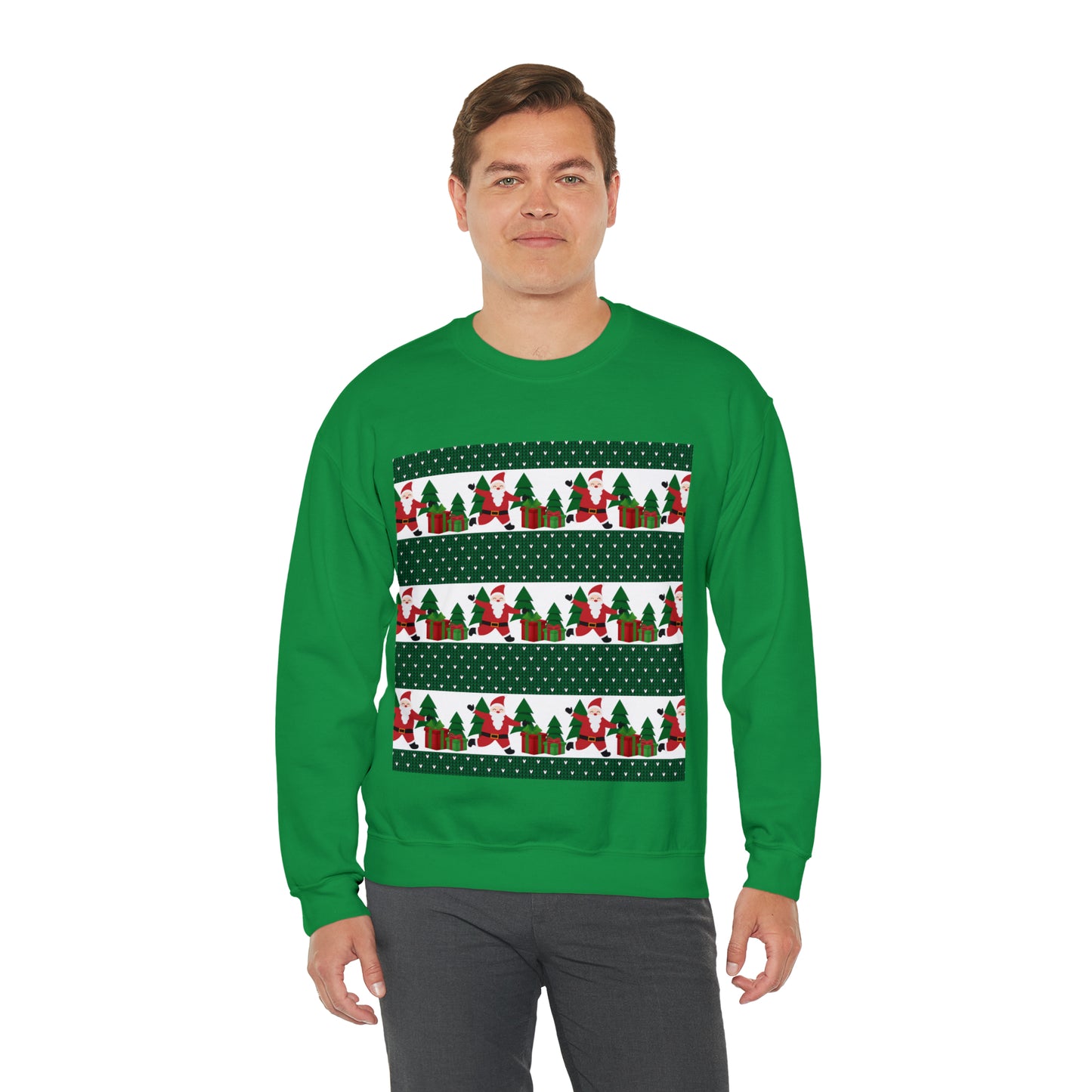 Unisex Heavy Blend™ Crewneck Christmas Ugly Sweatshirt21