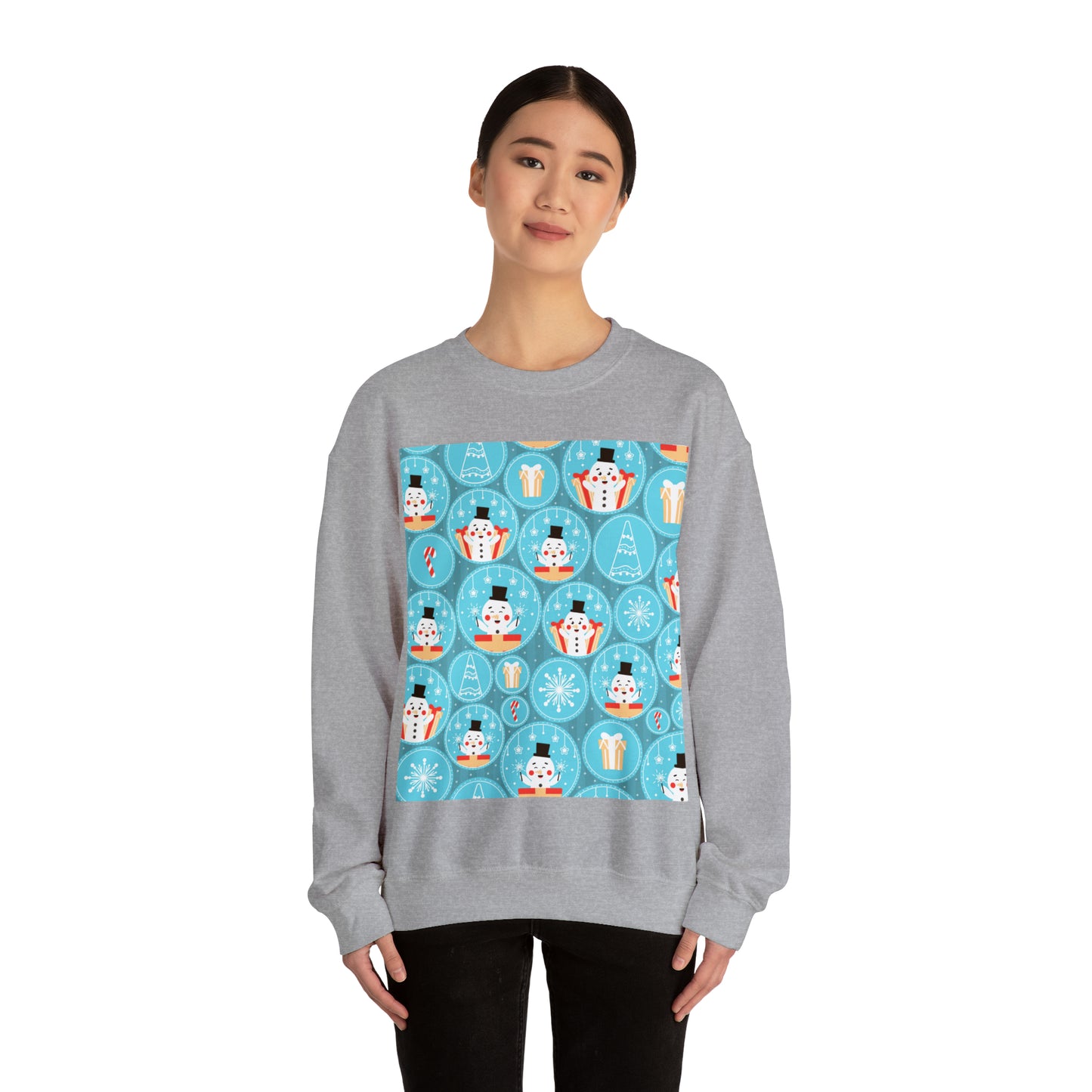 Unisex Heavy Blend™ Crewneck Christmas Ugly Sweatshirt5