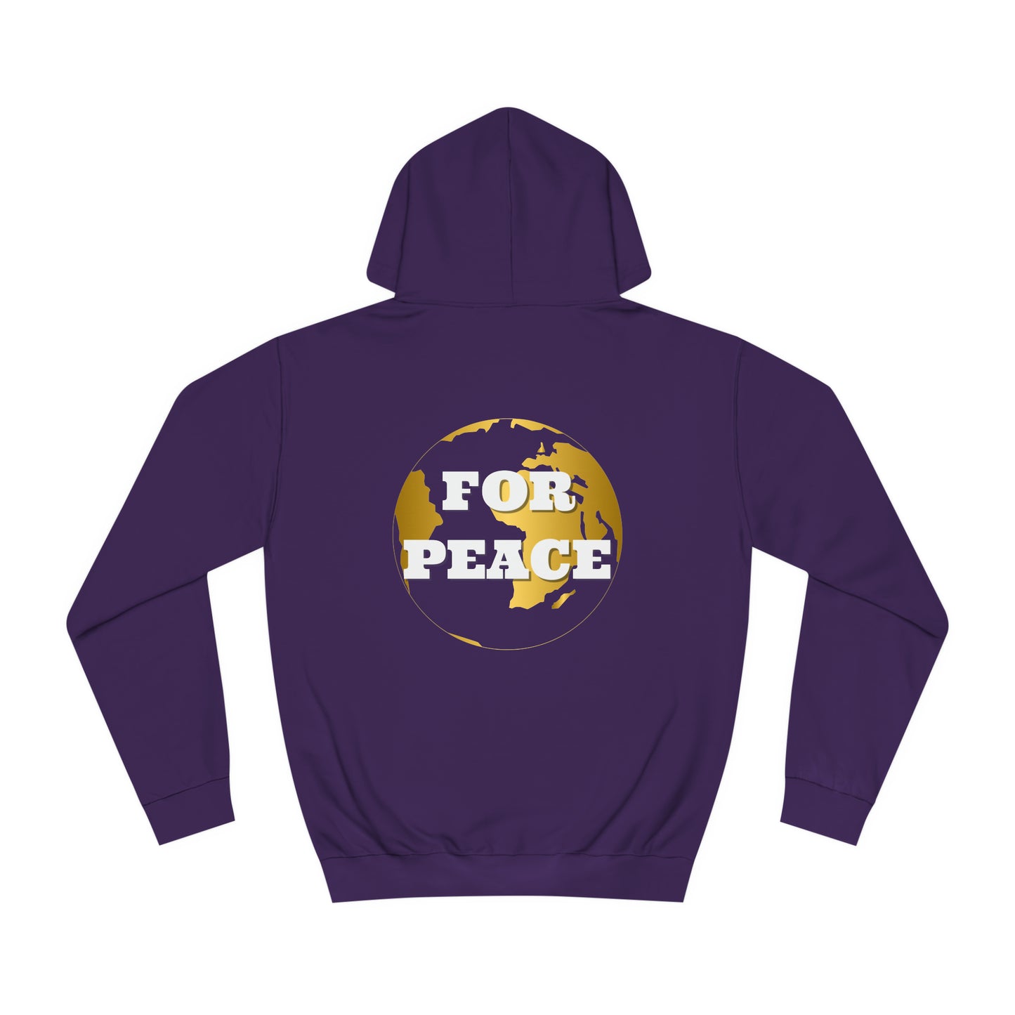 Unisex College Hoodie Time to Pray for Peace Design