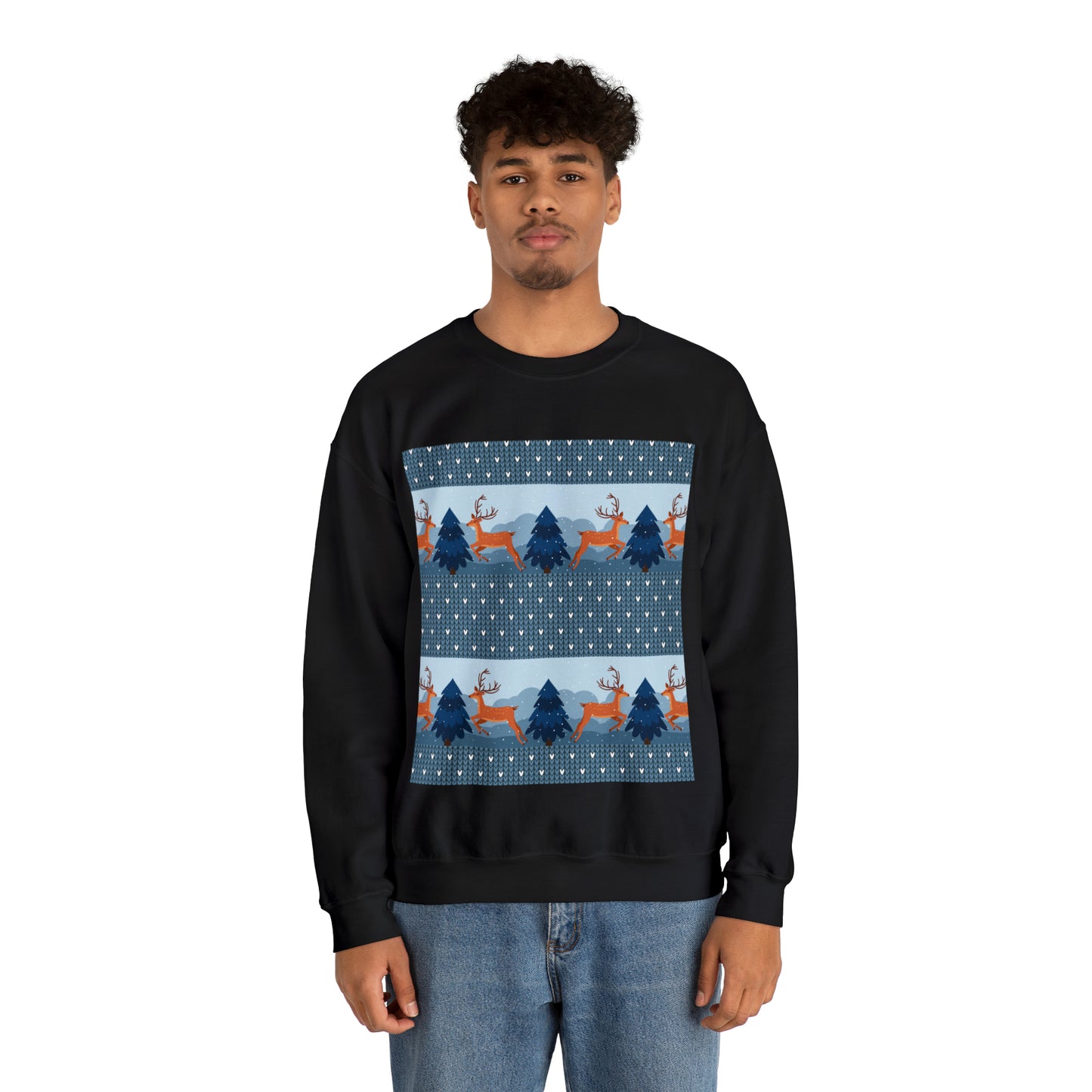 Unisex Heavy Blend™ Crewneck Christmas Ugly Sweatshirt22