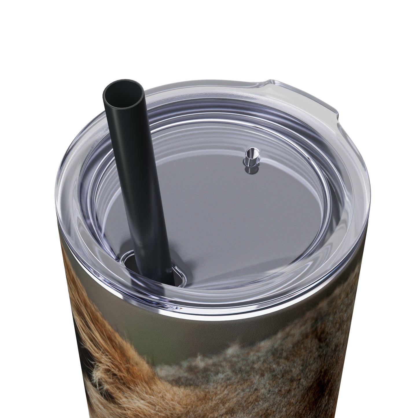 Skinny Tumbler with Straw Male Lion Edition, 20oz