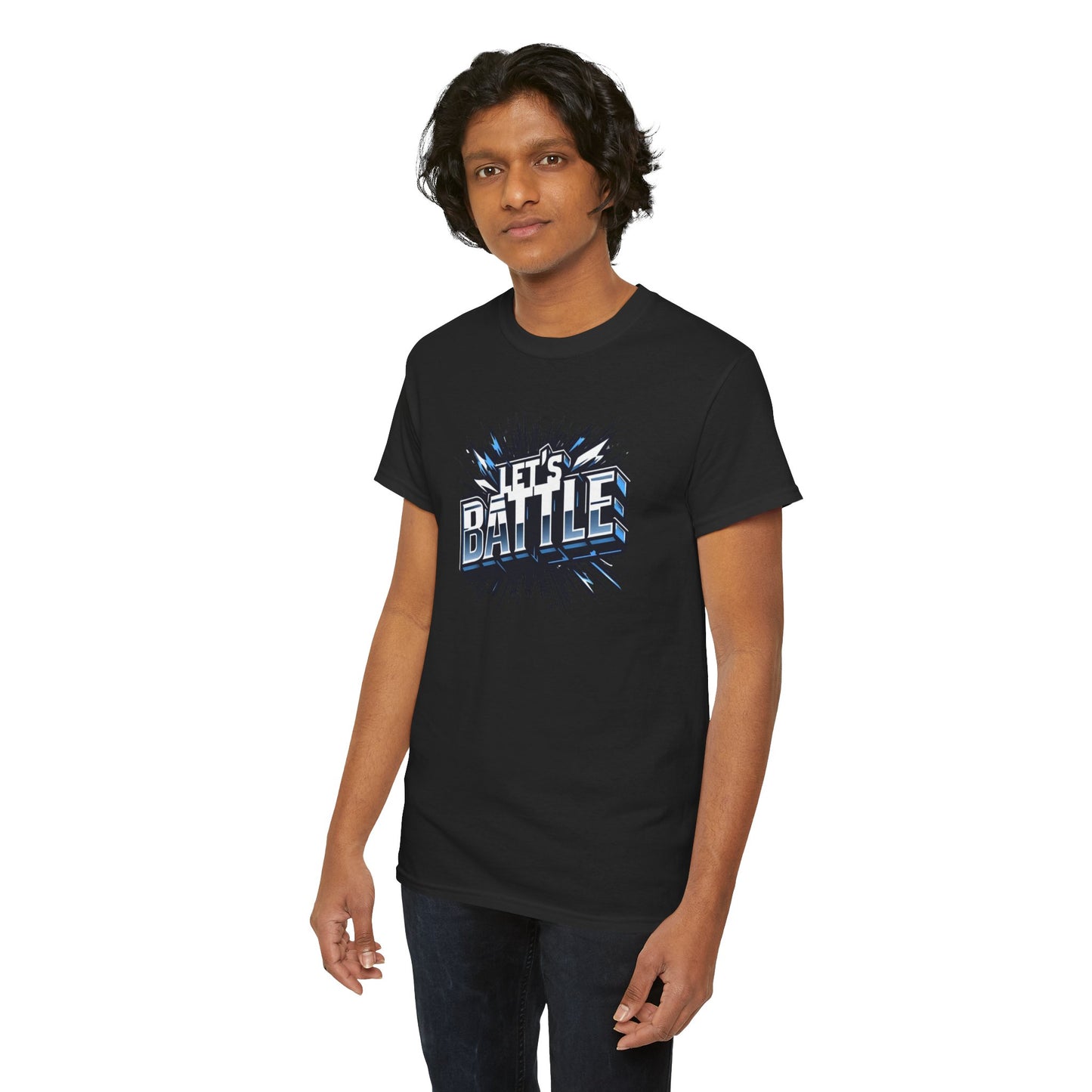 Heavy Cotton Tshirt for Male and Female Lets Battle