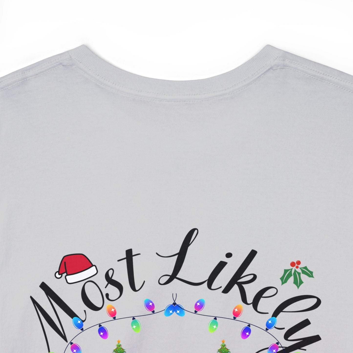 Christmas Ugly Tees Unisex Heavy Cotton Tee fall asleep First