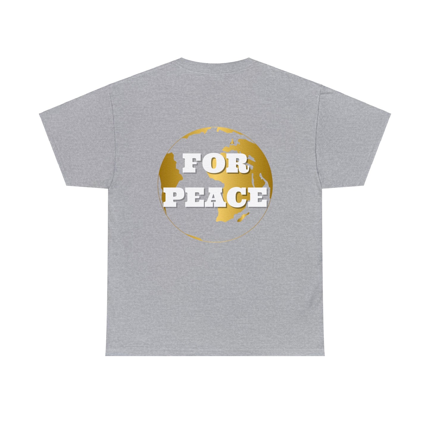 Unisex Heavy Cotton Tee Time to Pray for Peace Short Sleeves Tee