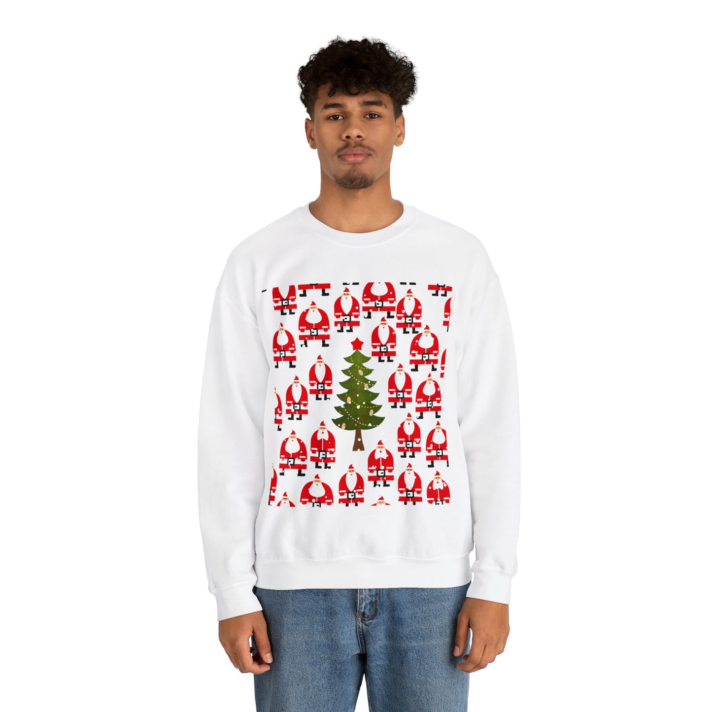 Unisex Heavy Blend™ Crewneck Christmas Ugly Sweatshirt9