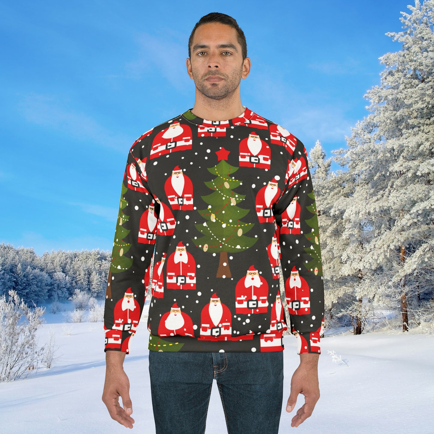 Christmas Ugly Sweater All Over Print Unisex Sweatshirt 8