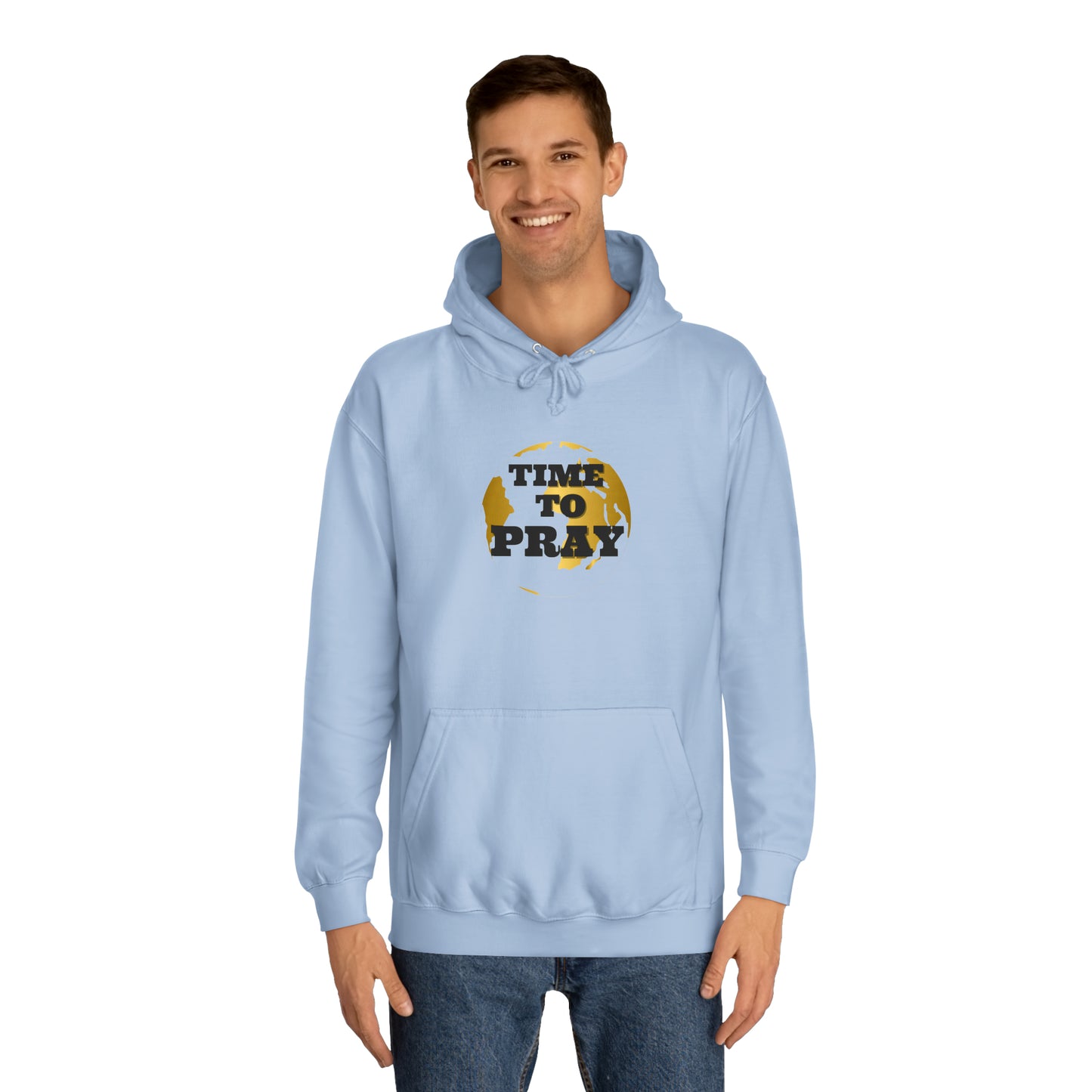 Time to Pray for Peace Unisex College Hoodie