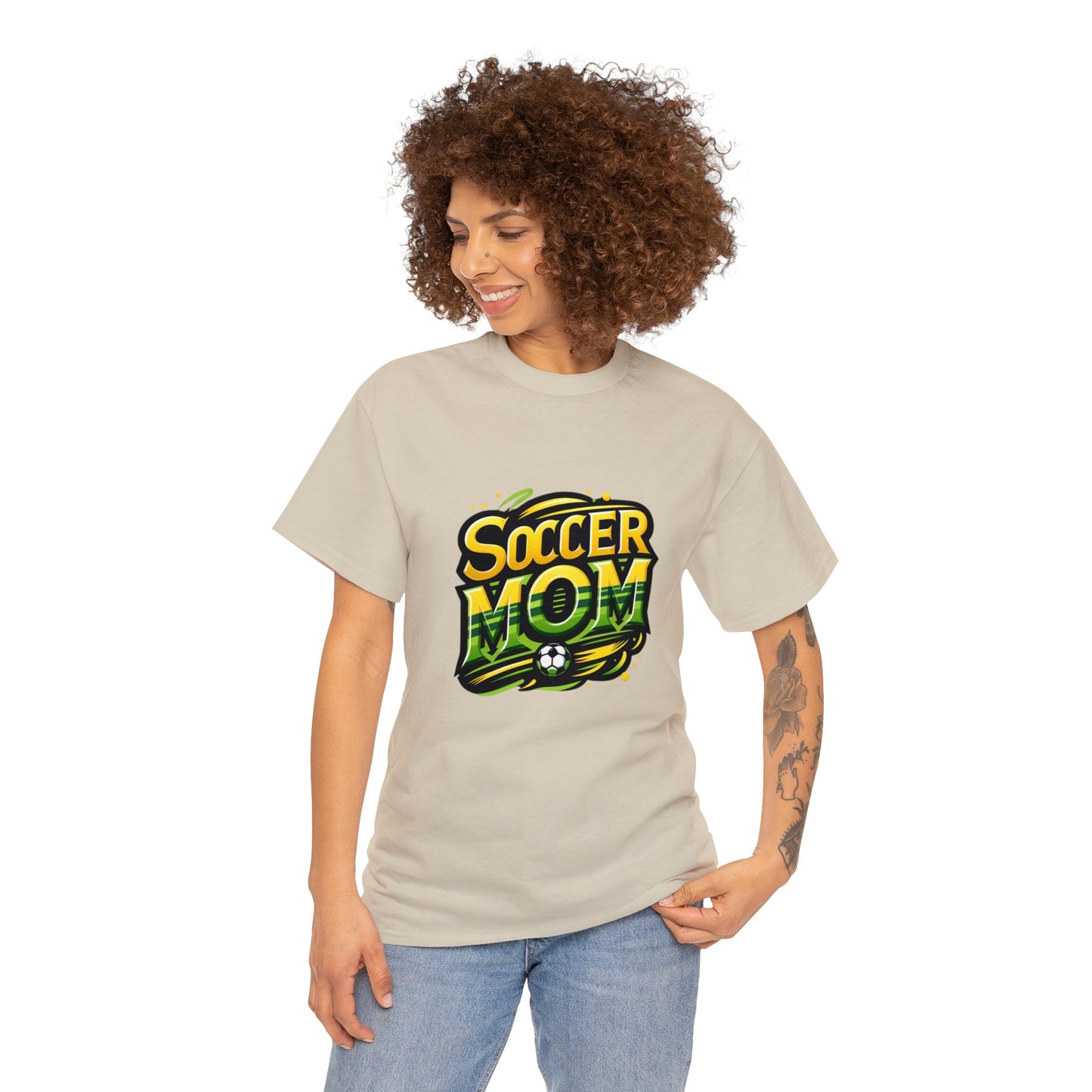 Soccer Mom Unisex Heavy Cotton Tee