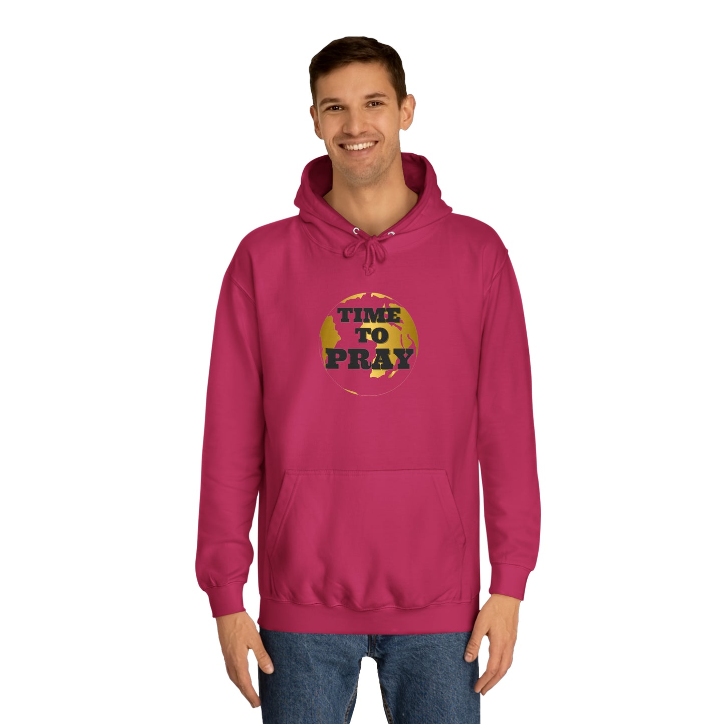 Time to Pray for Peace Unisex College Hoodie