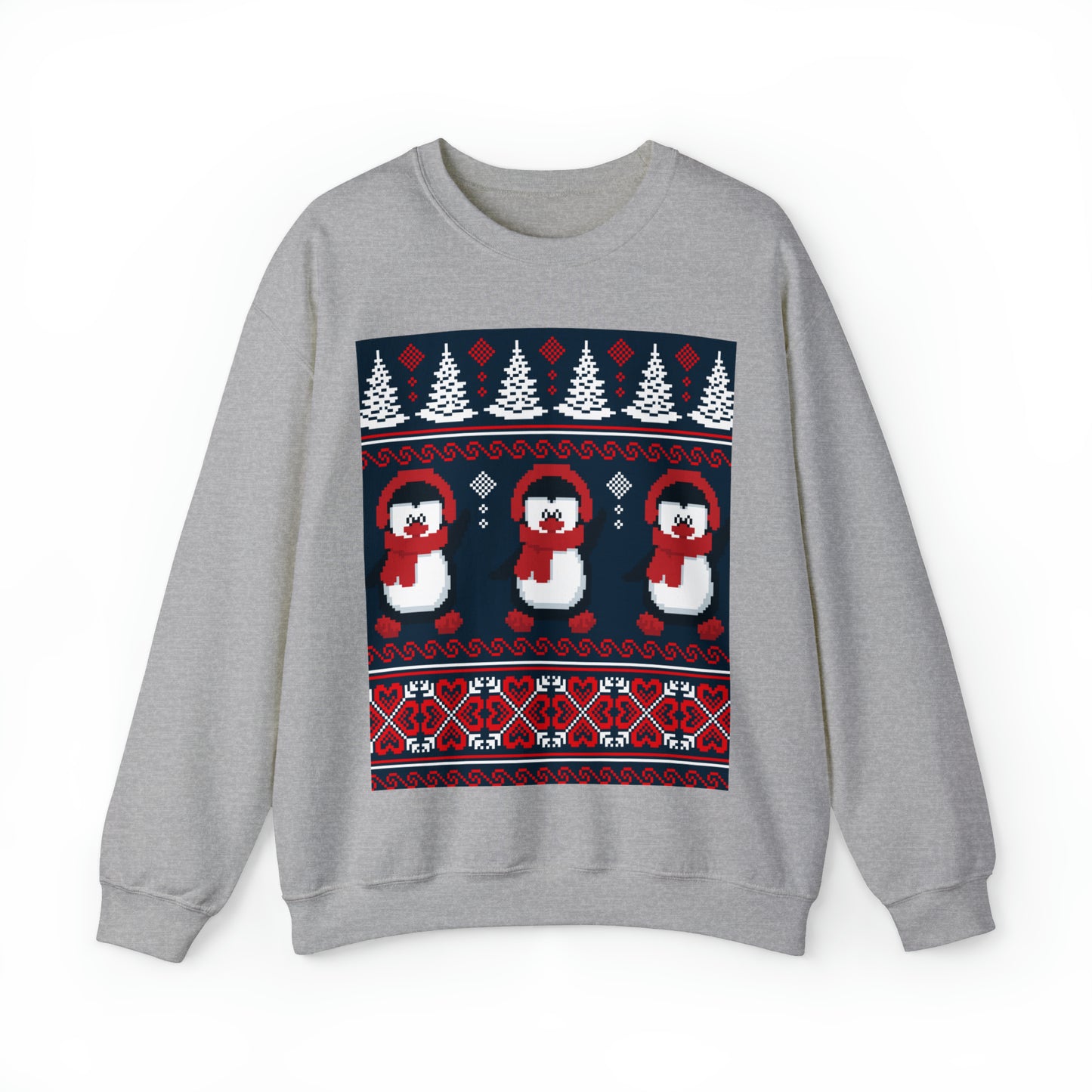 Unisex Heavy Blend™ Crewneck Christmas Ugly Sweatshirt16