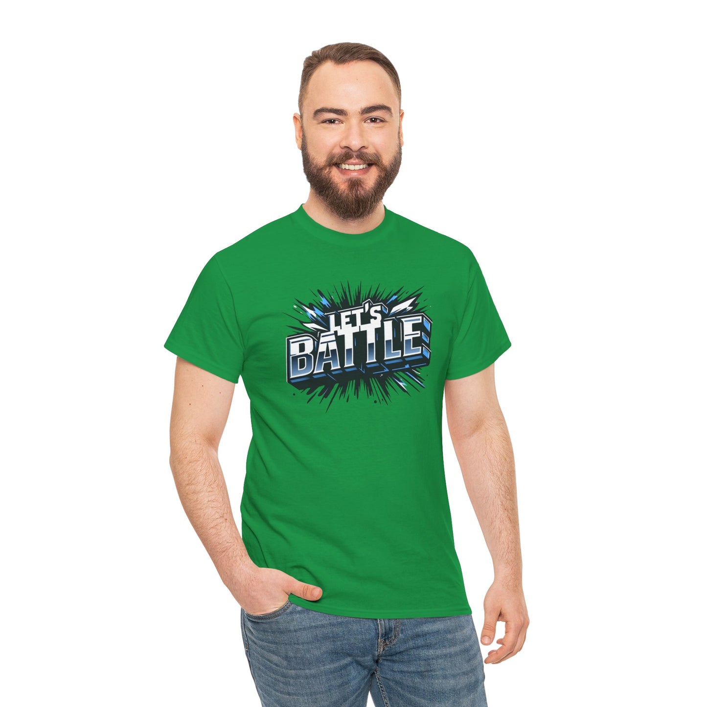 Heavy Cotton Tshirt for Male and Female Lets Battle