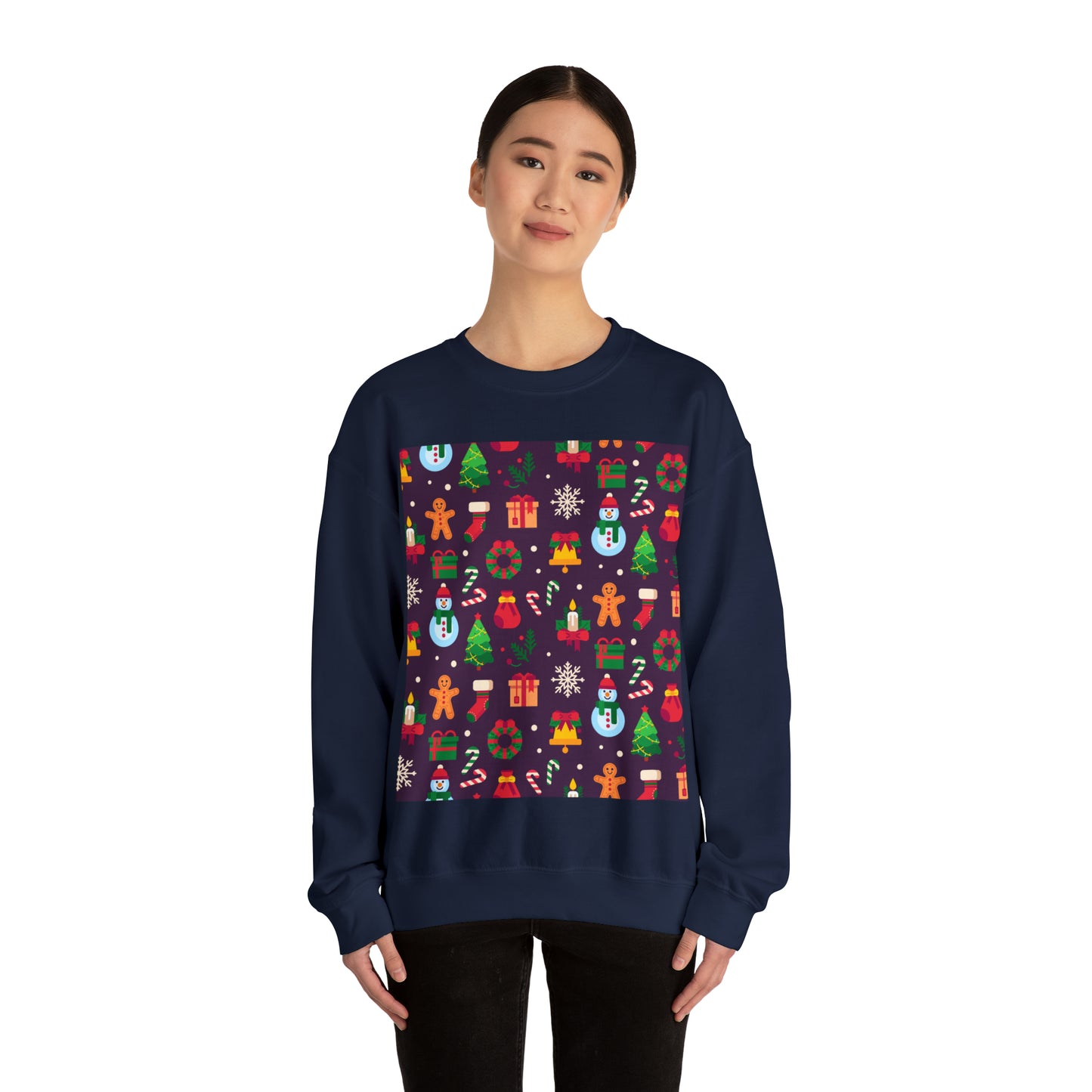 Unisex Heavy Blend™ Crewneck Christmas Ugly Sweatshirt10