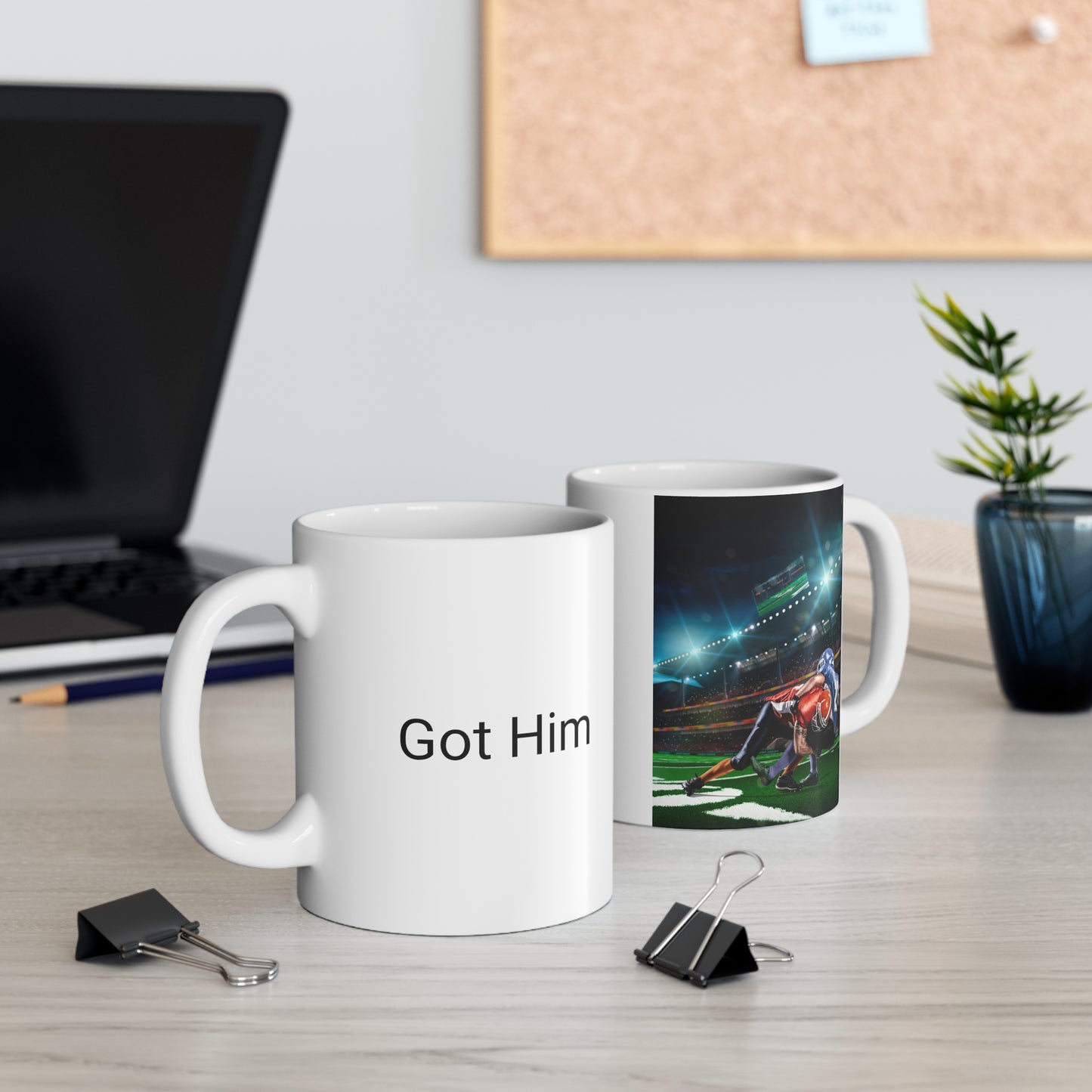 Got Him Ceramic Mug 11oz Football Sports Edition