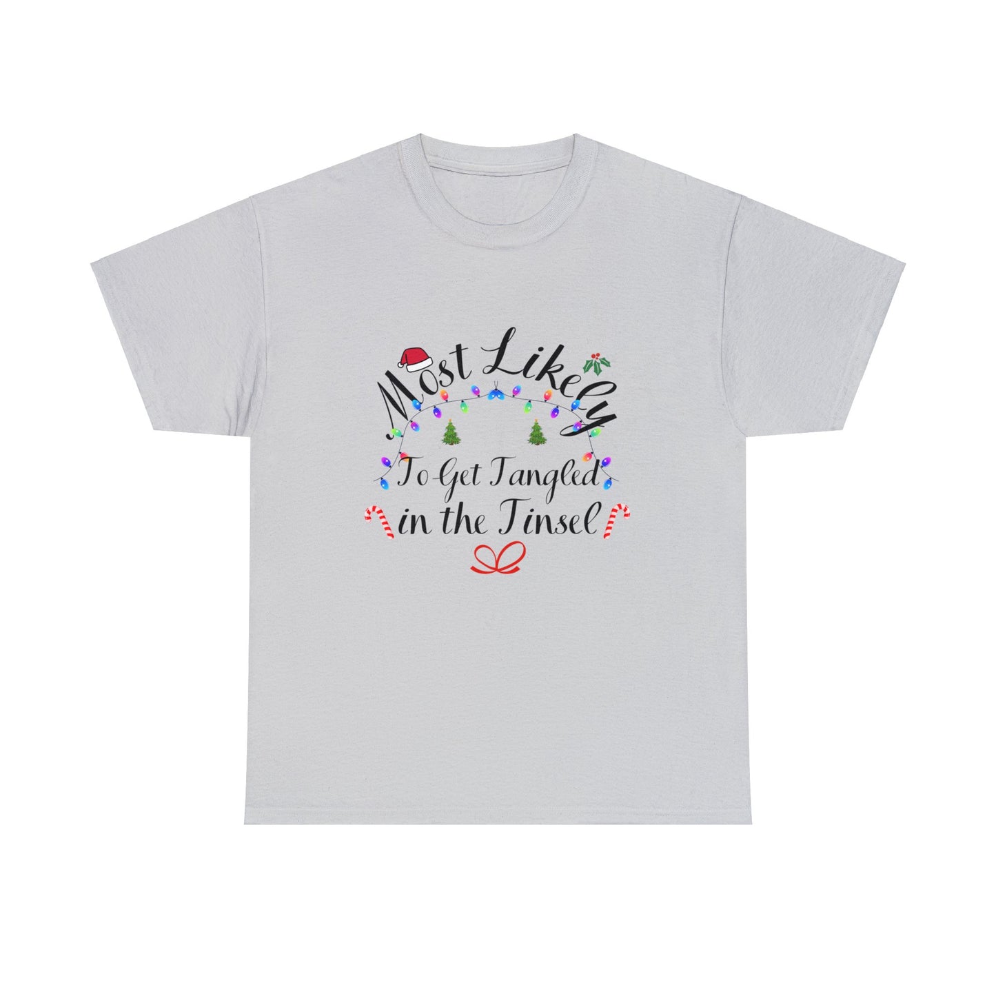 Christmas Ugly Tees Unisex Heavy Cotton Tee in the Tinsel