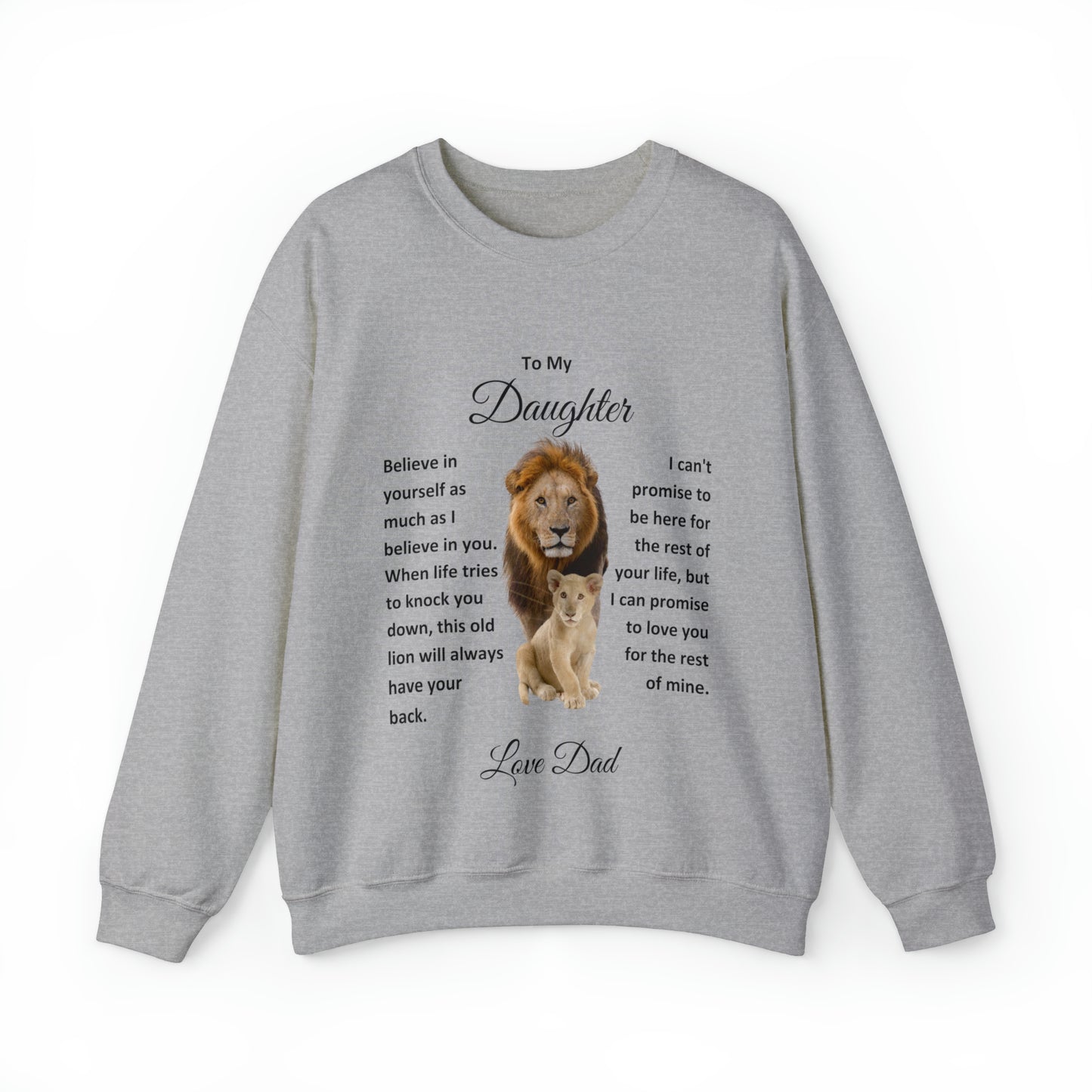 To My Daughter Sweatshirt 2