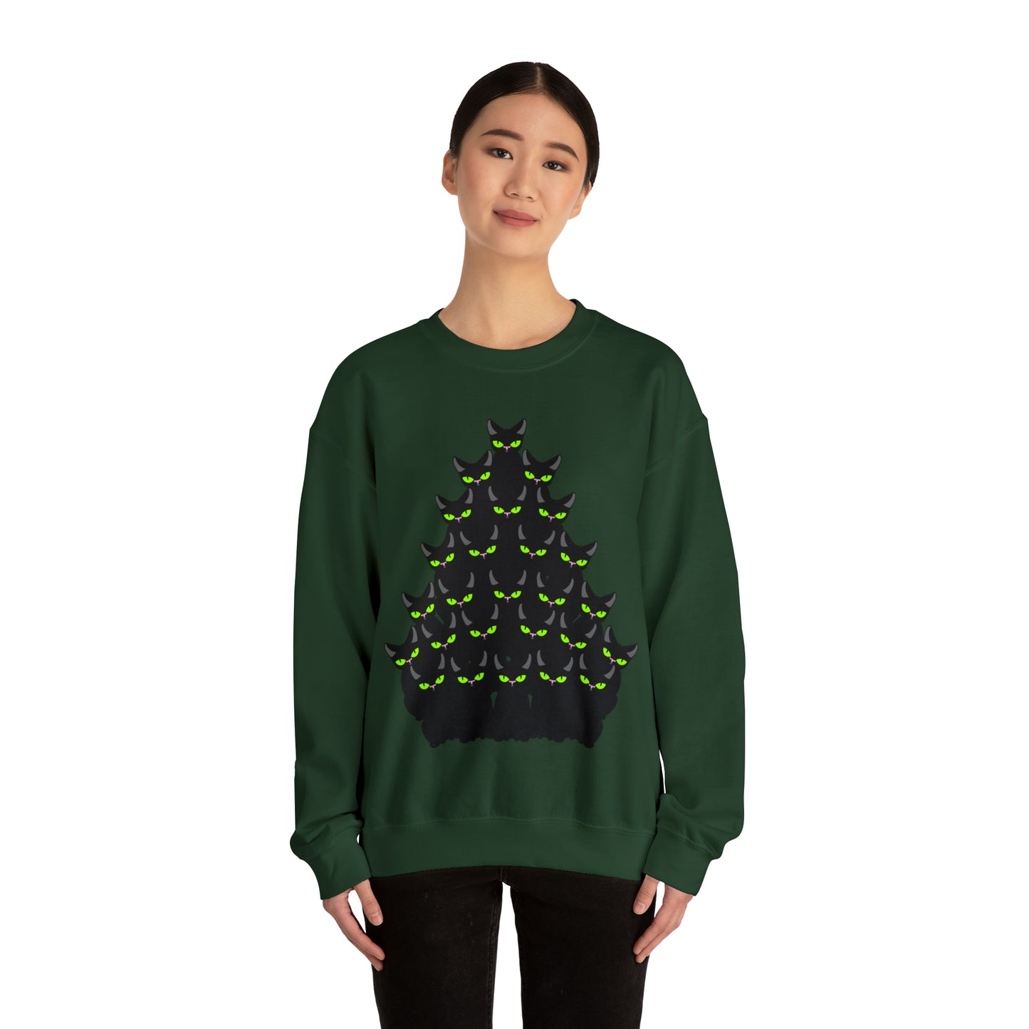 Unisex Heavy Blend™ Crewneck Christmas Ugly Sweatshirt13