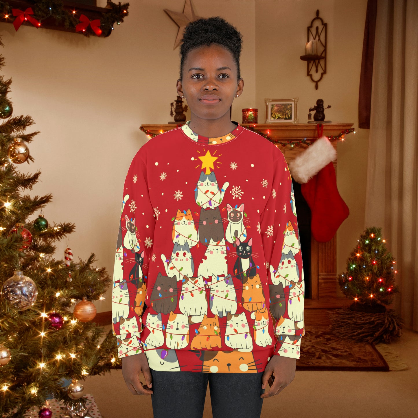 Christmas Ugly Sweater All Over Print Unisex Sweatshirt 3