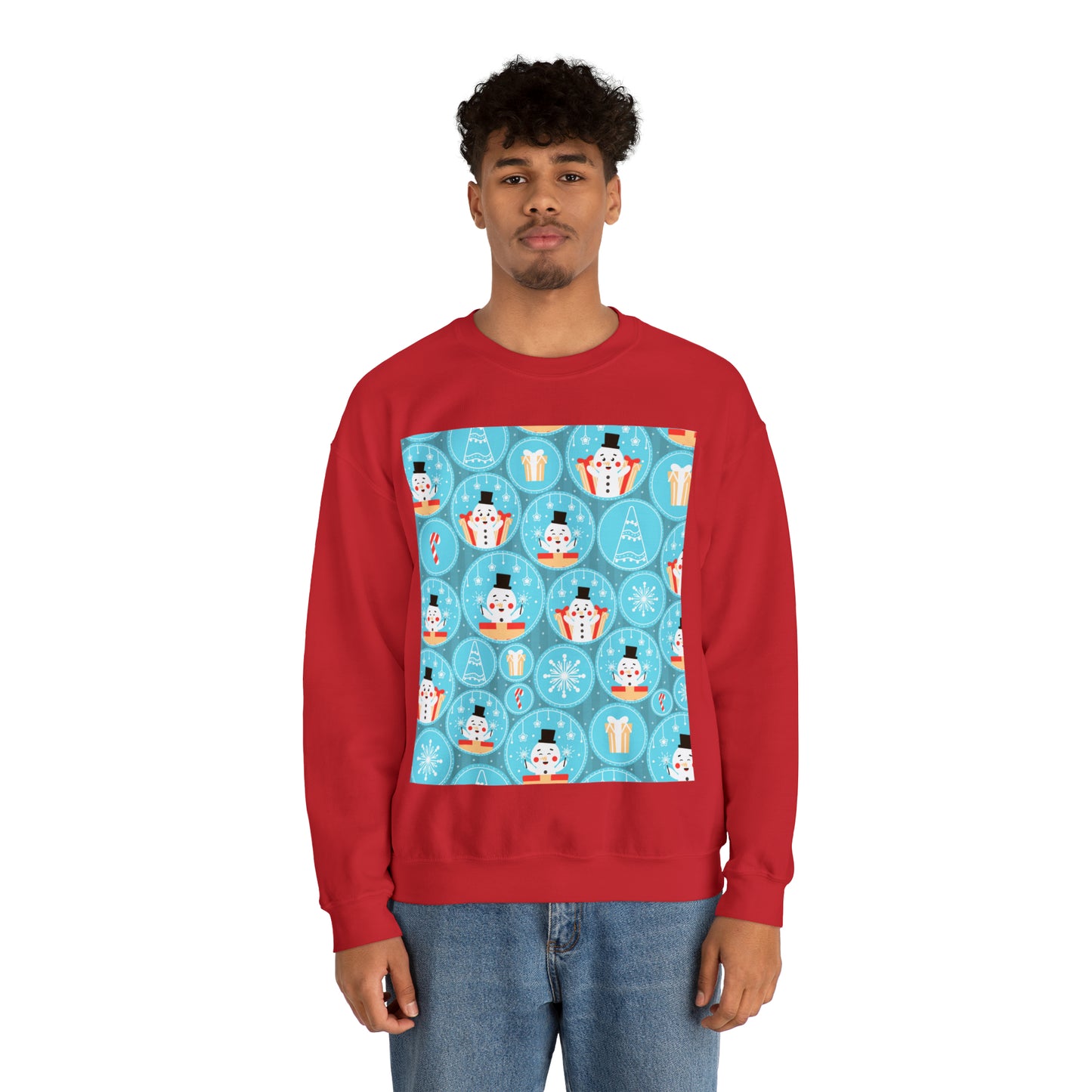 Unisex Heavy Blend™ Crewneck Christmas Ugly Sweatshirt5