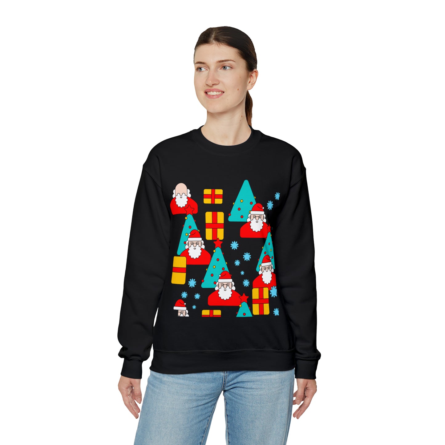 Unisex Heavy Blend™ Crewneck Christmas Ugly Sweatshirt20