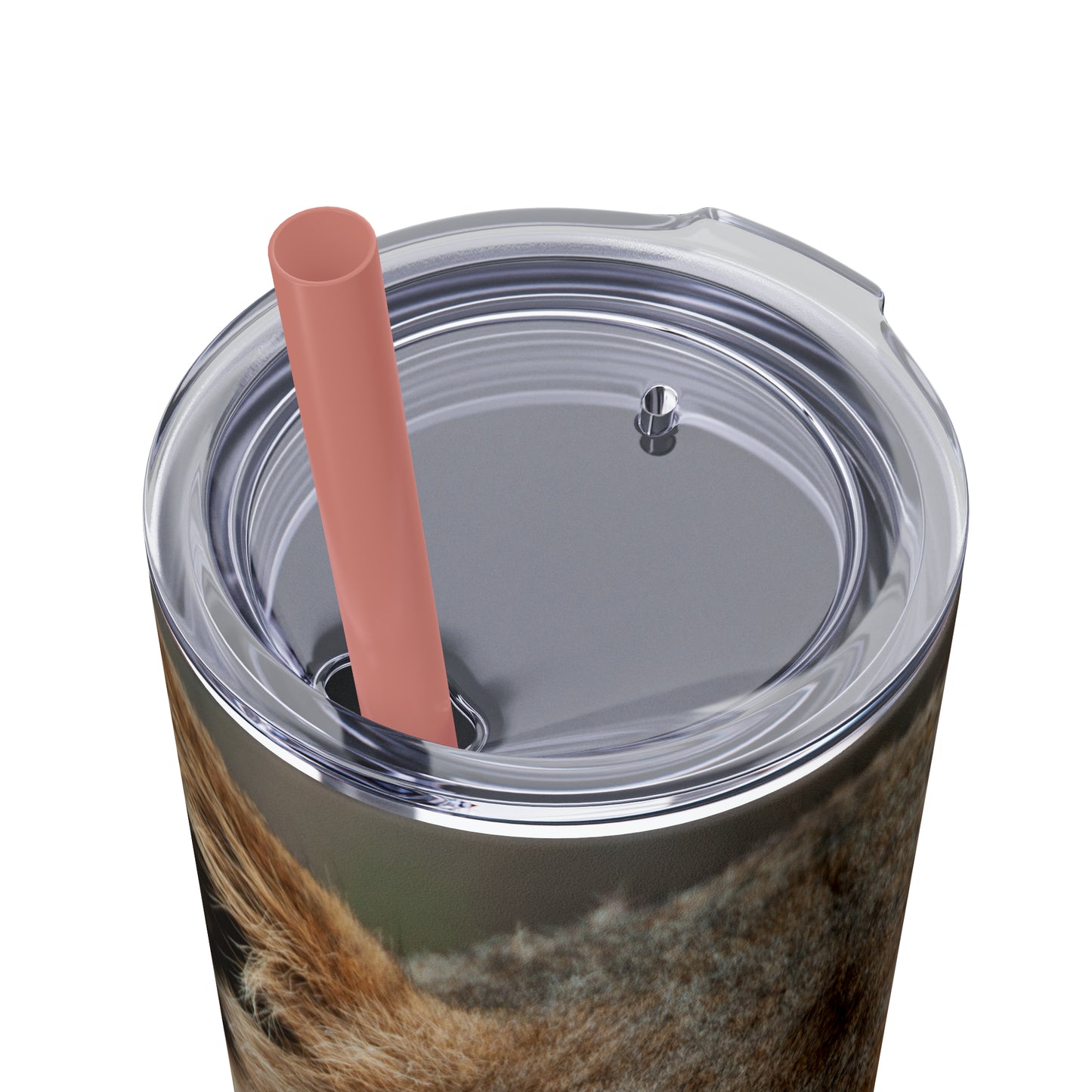 Skinny Tumbler with Straw Male Lion Edition, 20oz