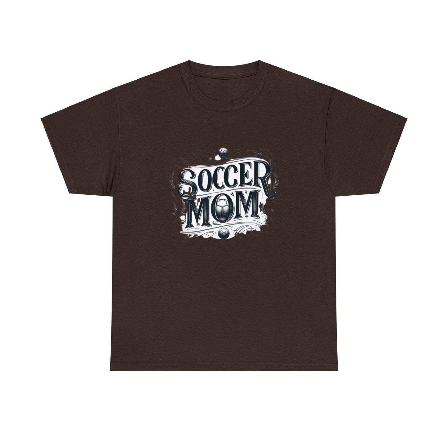 Soccer Mom Black Design Unisex Heavy Cotton Tee