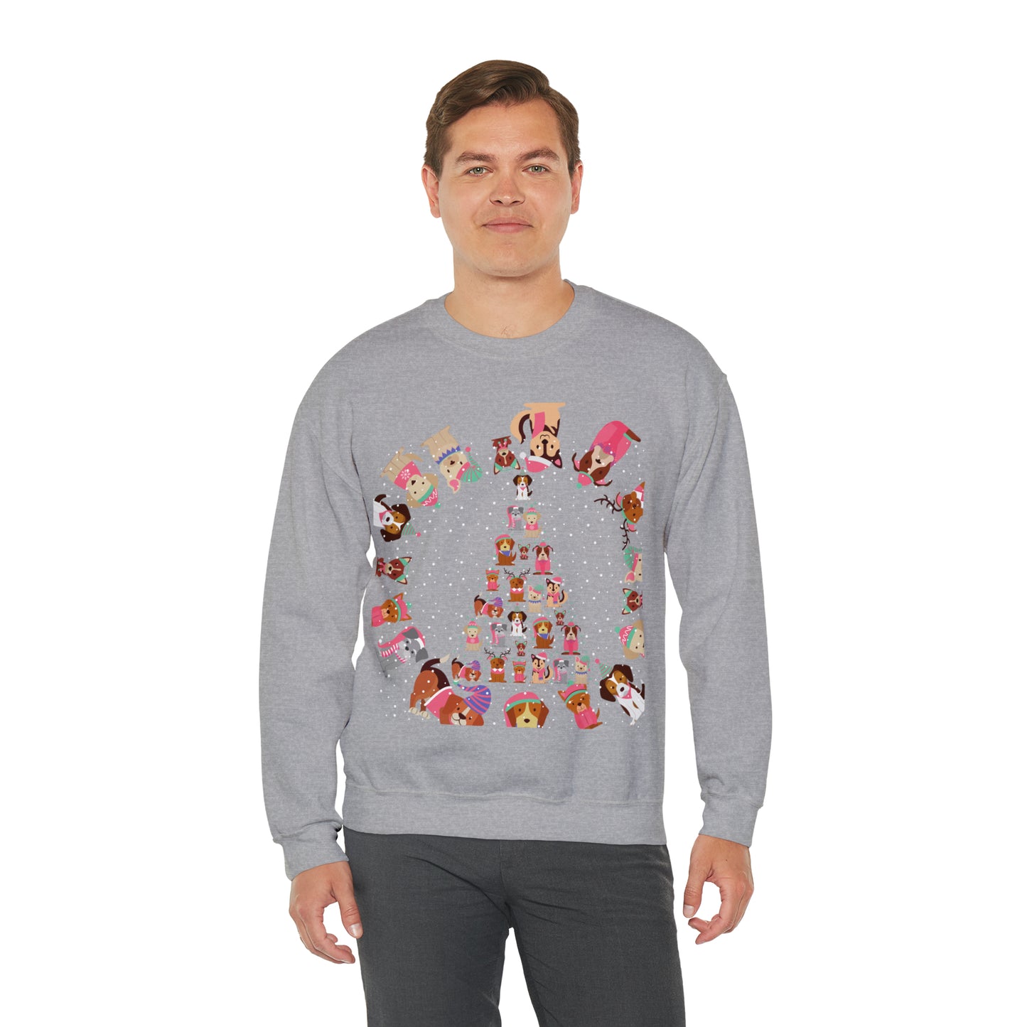 Unisex Heavy Blend™ Crewneck Christmas Ugly Sweatshirt6