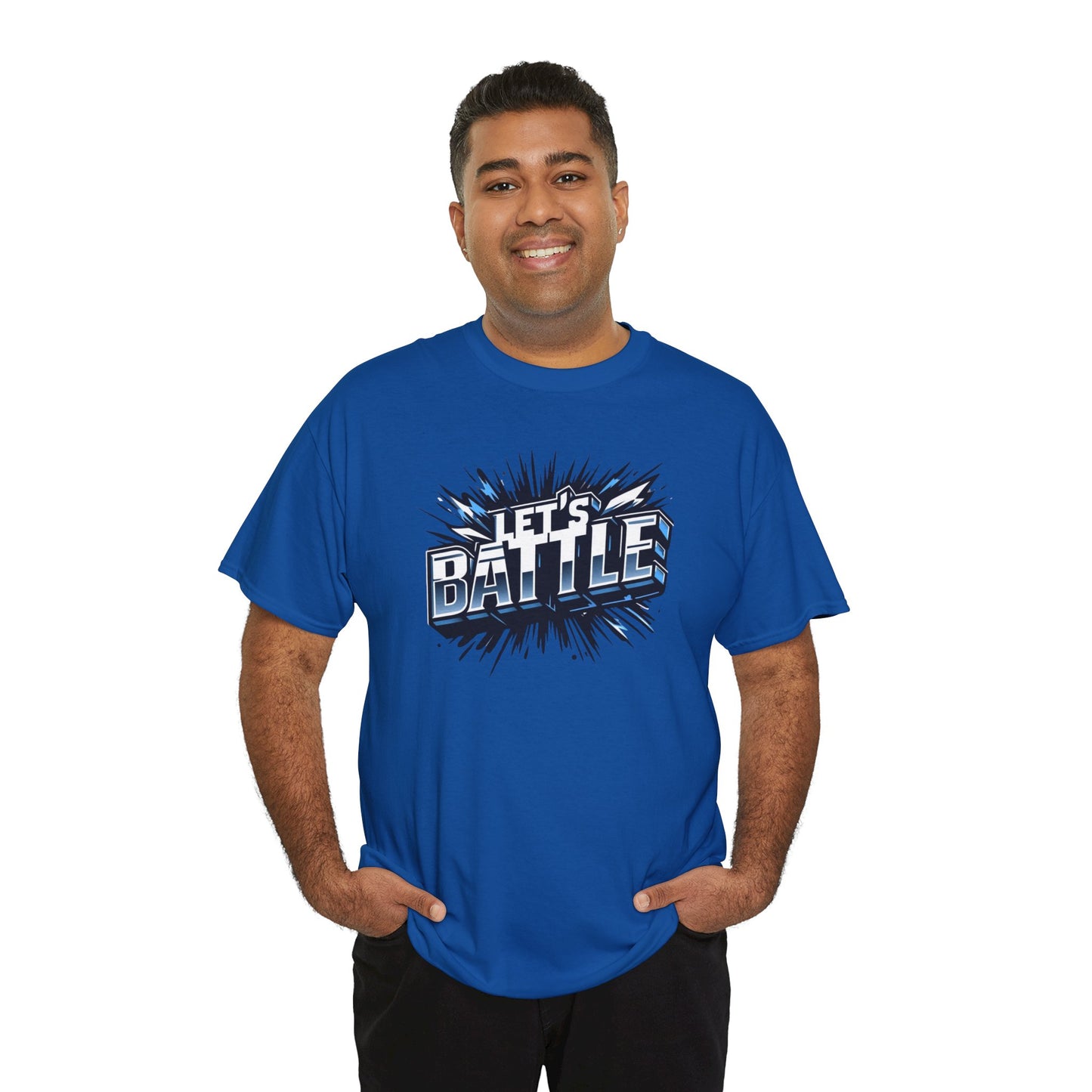 Heavy Cotton Tshirt for Male and Female Lets Battle