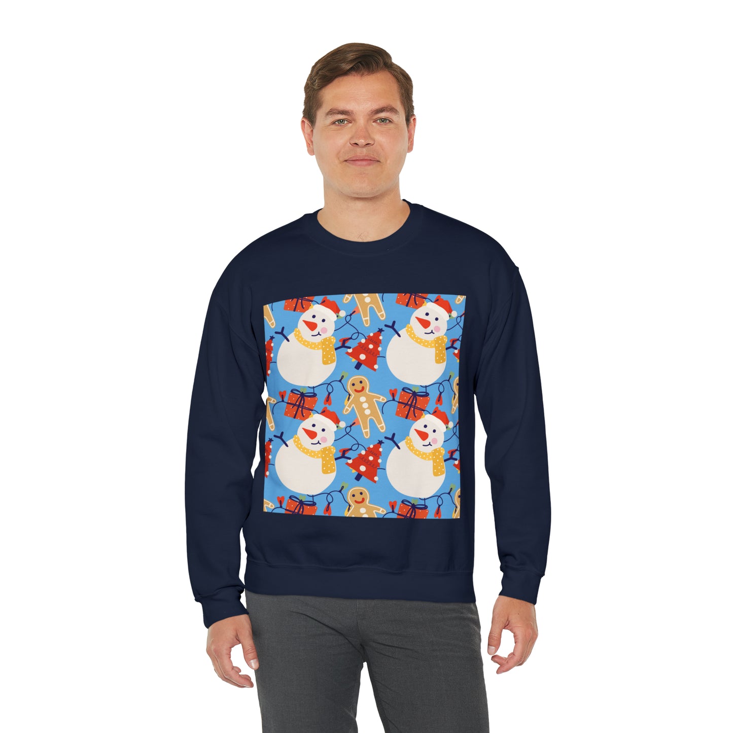 Unisex Heavy Blend™ Crewneck Christmas Ugly Sweatshirt14