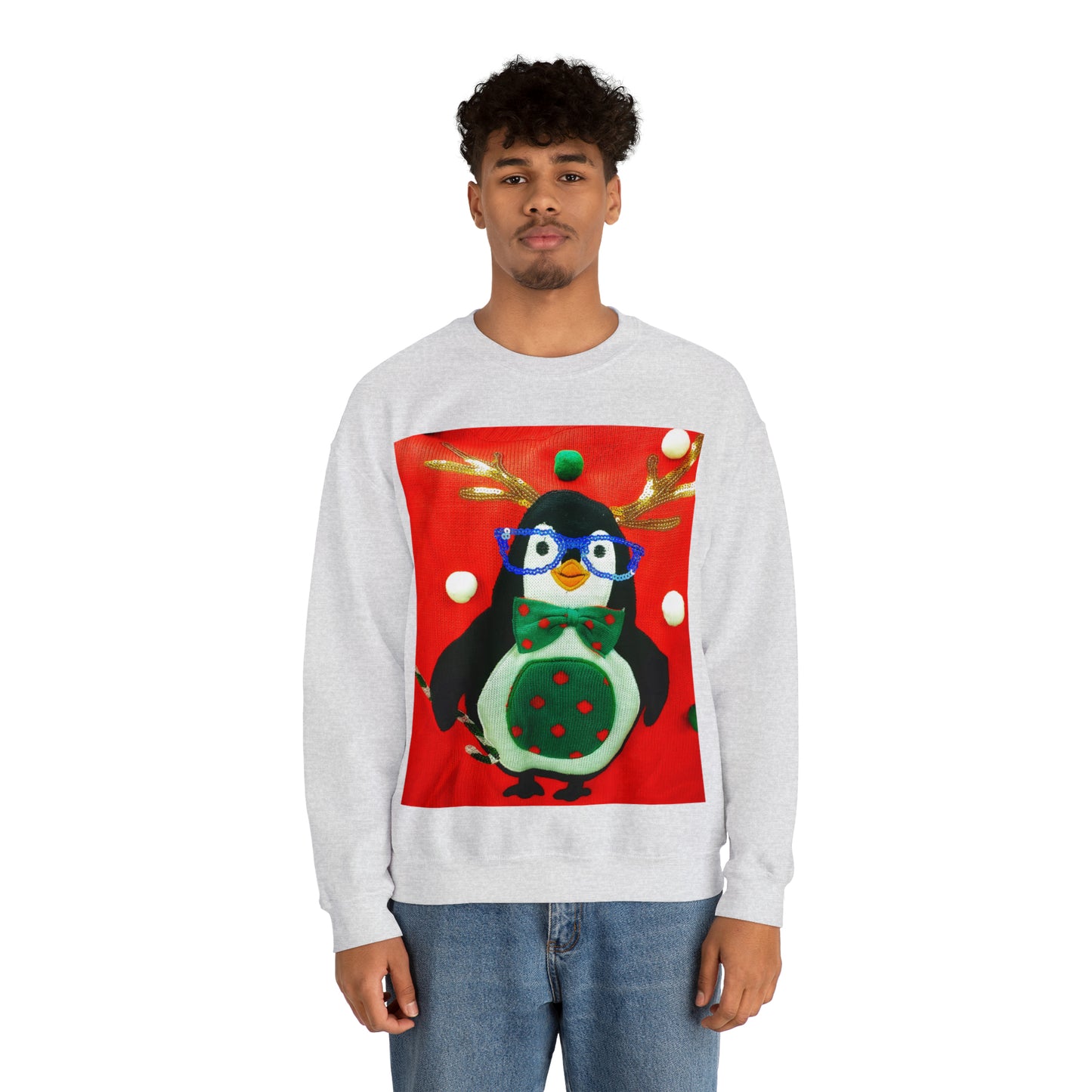 Unisex Heavy Blend™ Crewneck Christmas Ugly Sweatshirt