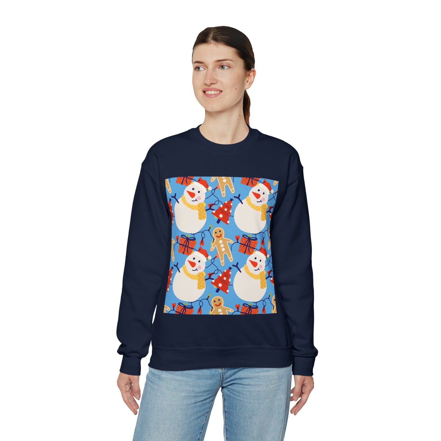 Unisex Heavy Blend™ Crewneck Christmas Ugly Sweatshirt14